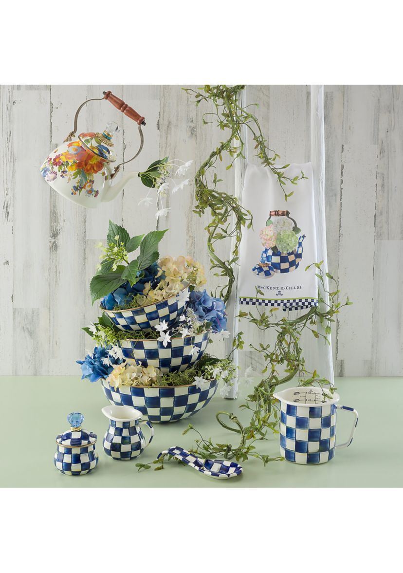 Hydrangea Tea Kettle Dish Towel