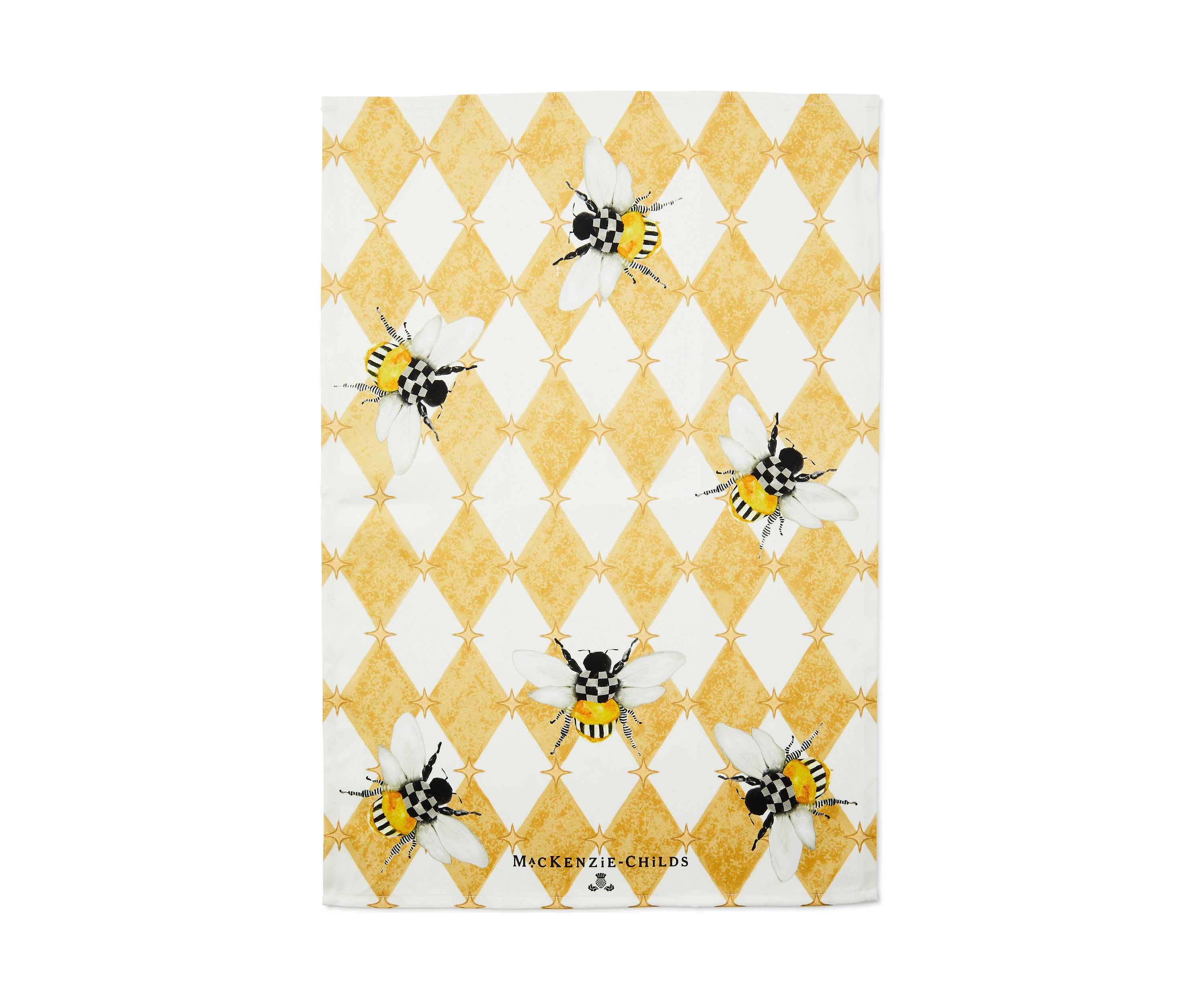Honeycomb With Bees Dish Towel
