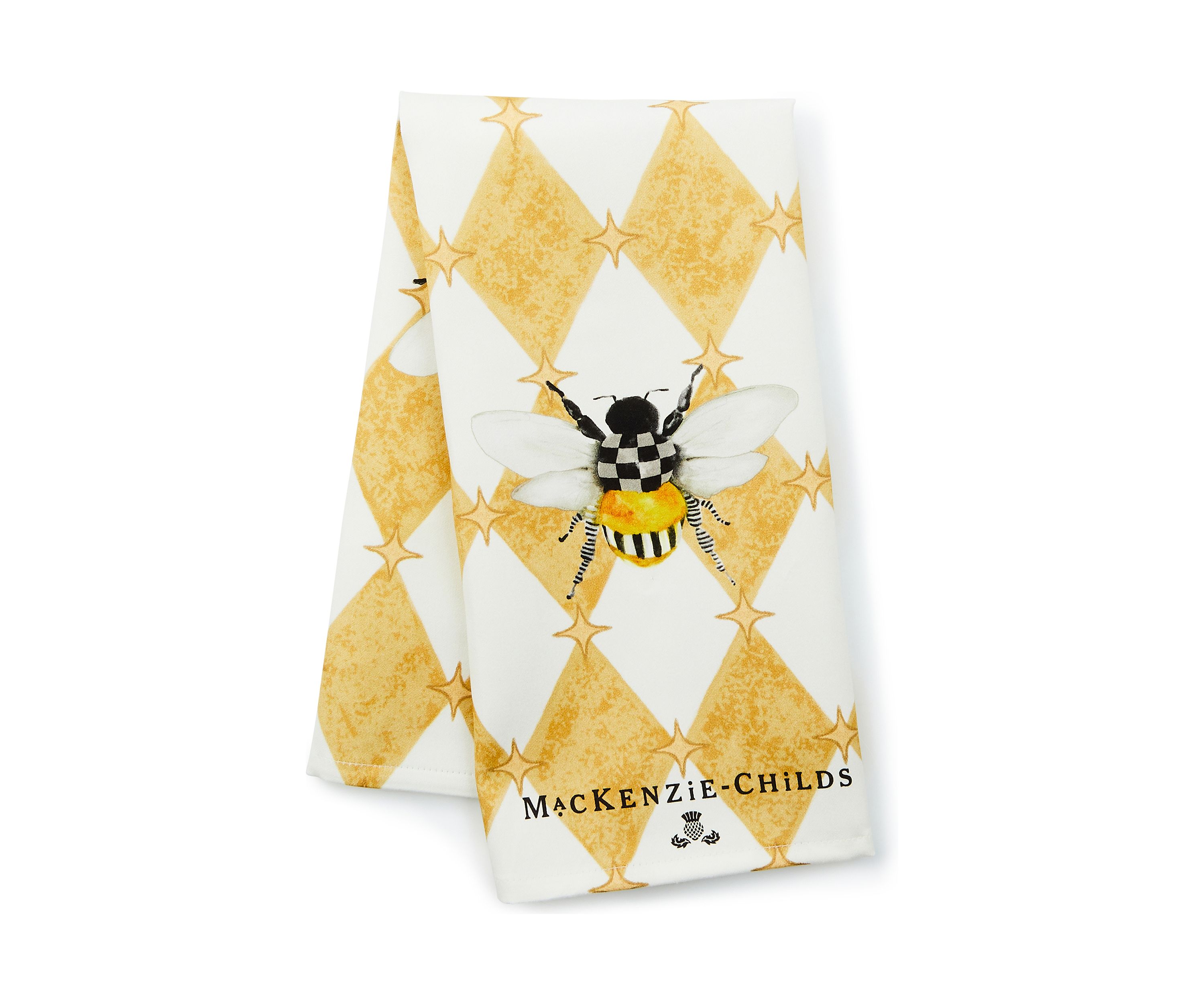 Honeycomb With Bees Dish Towel