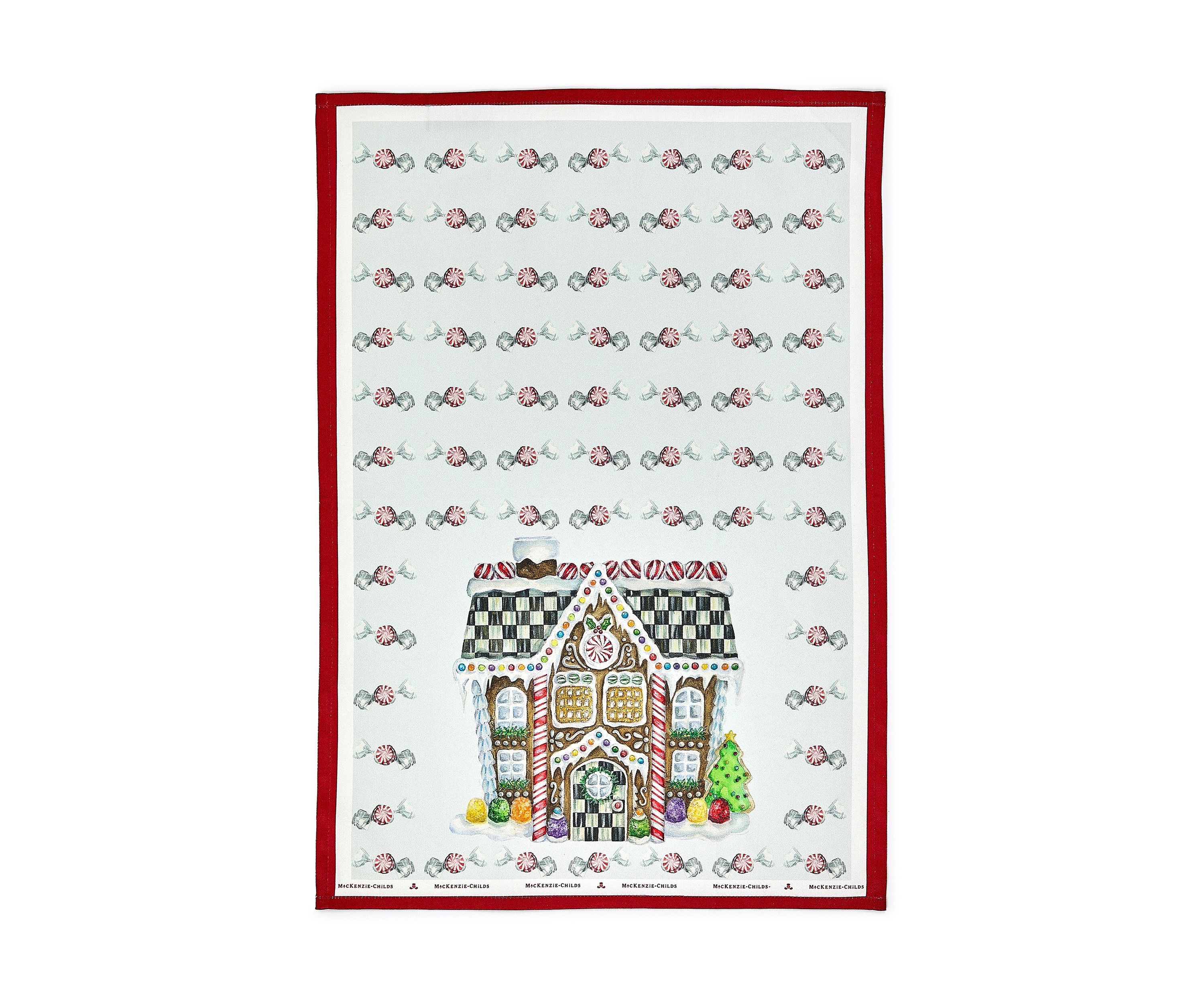 Gingerbread House Dish Towel 