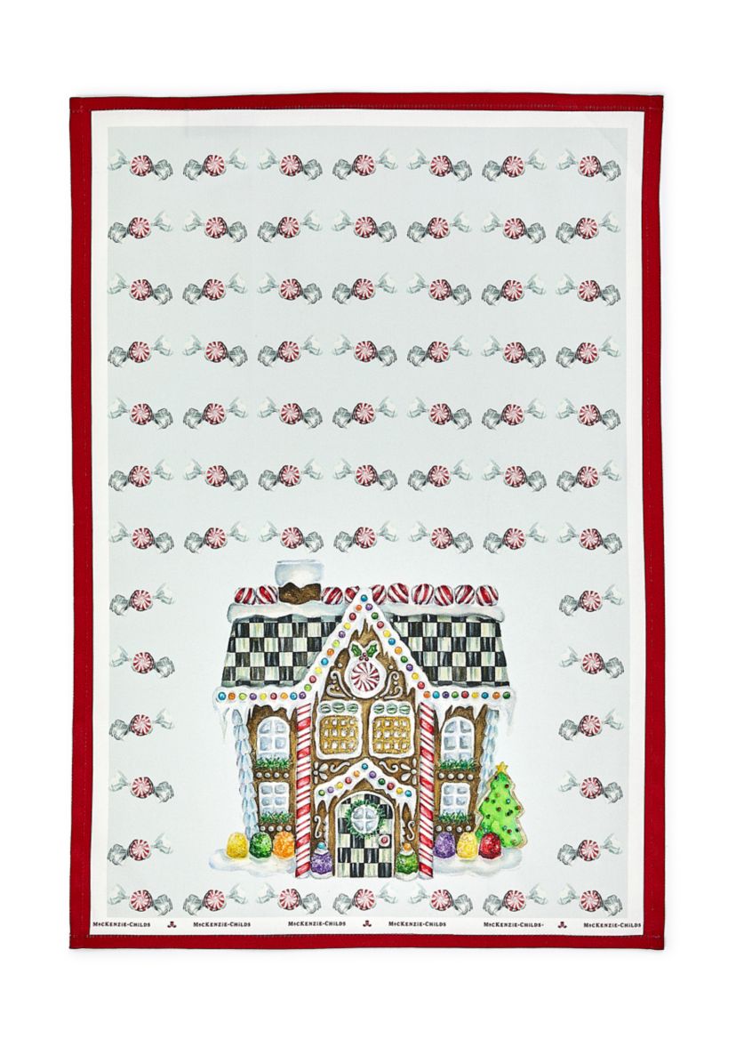 Gingerbread House Dish Towel 