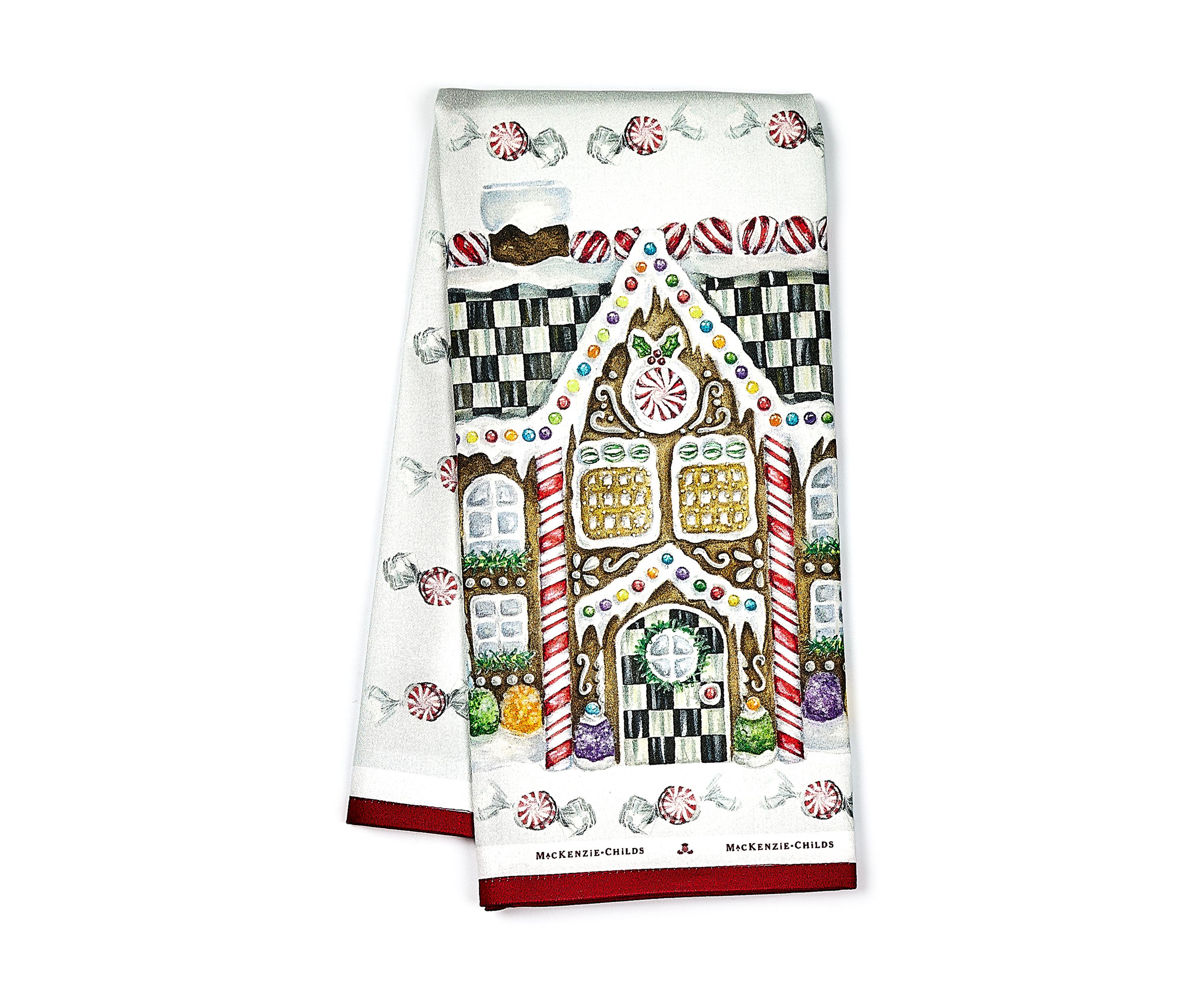 Gingerbread House Dish Towel 