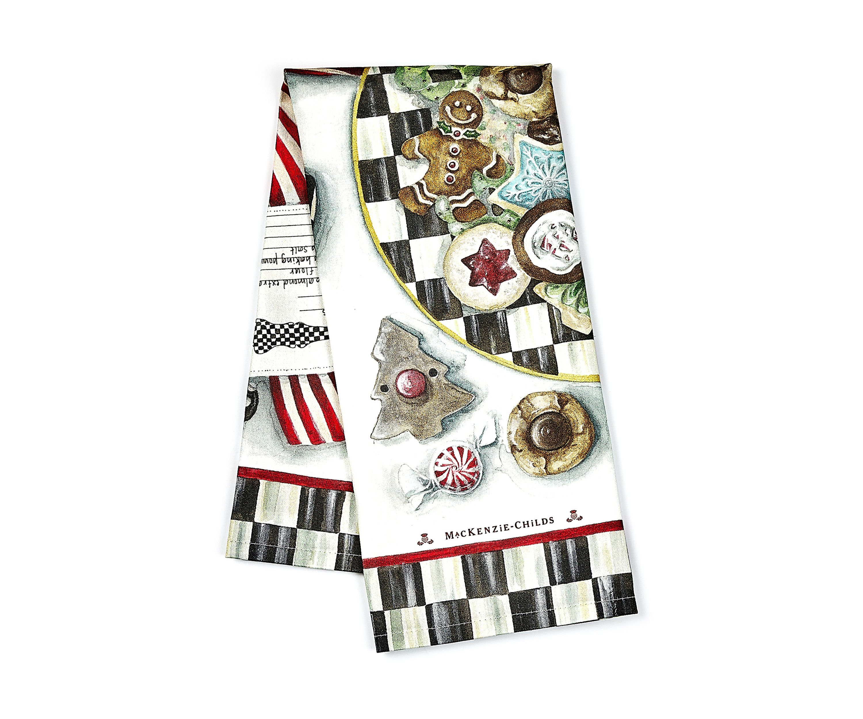 Christmas Cookie Recipe Dish Towel
