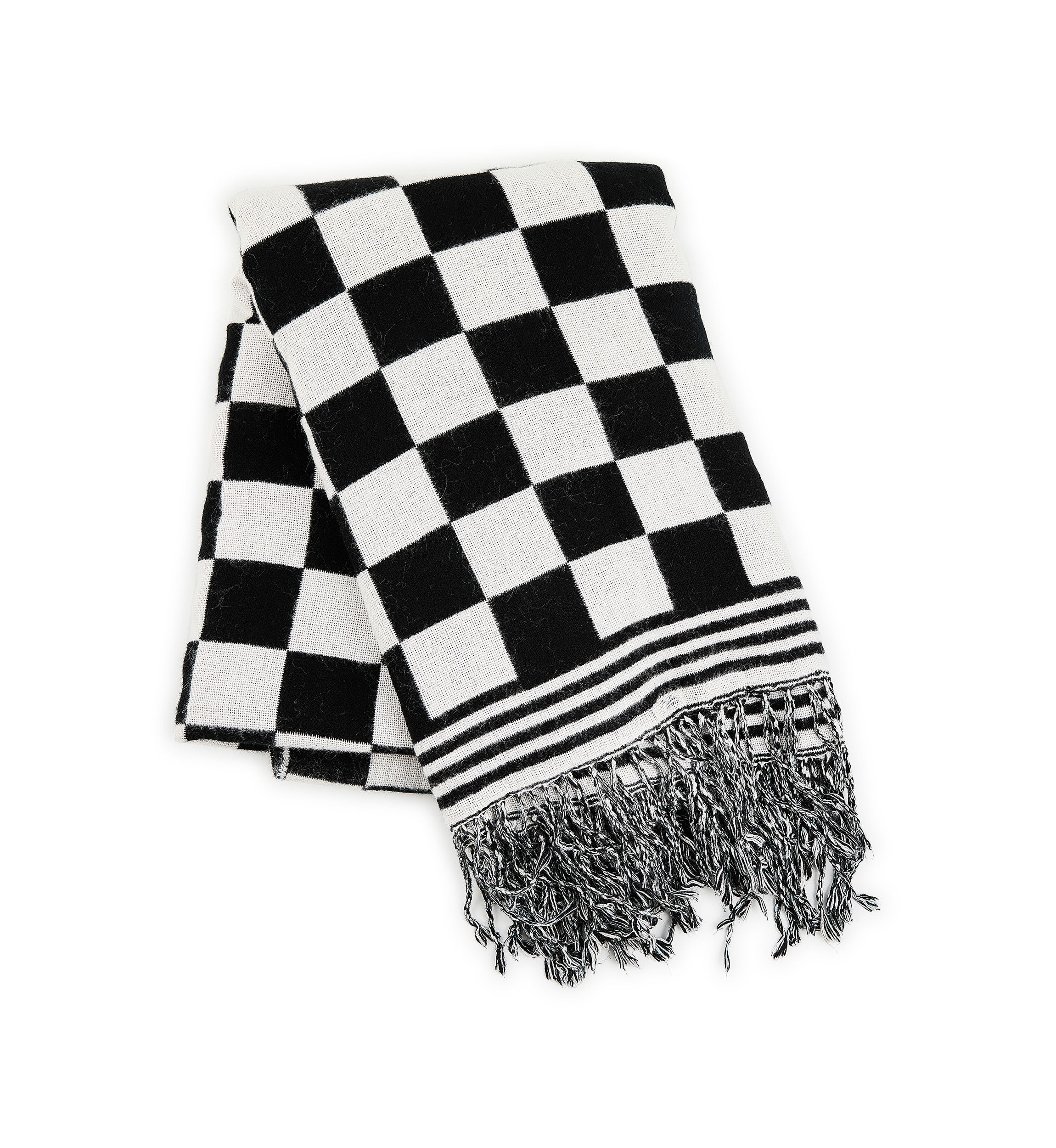 Check Throw Blanket