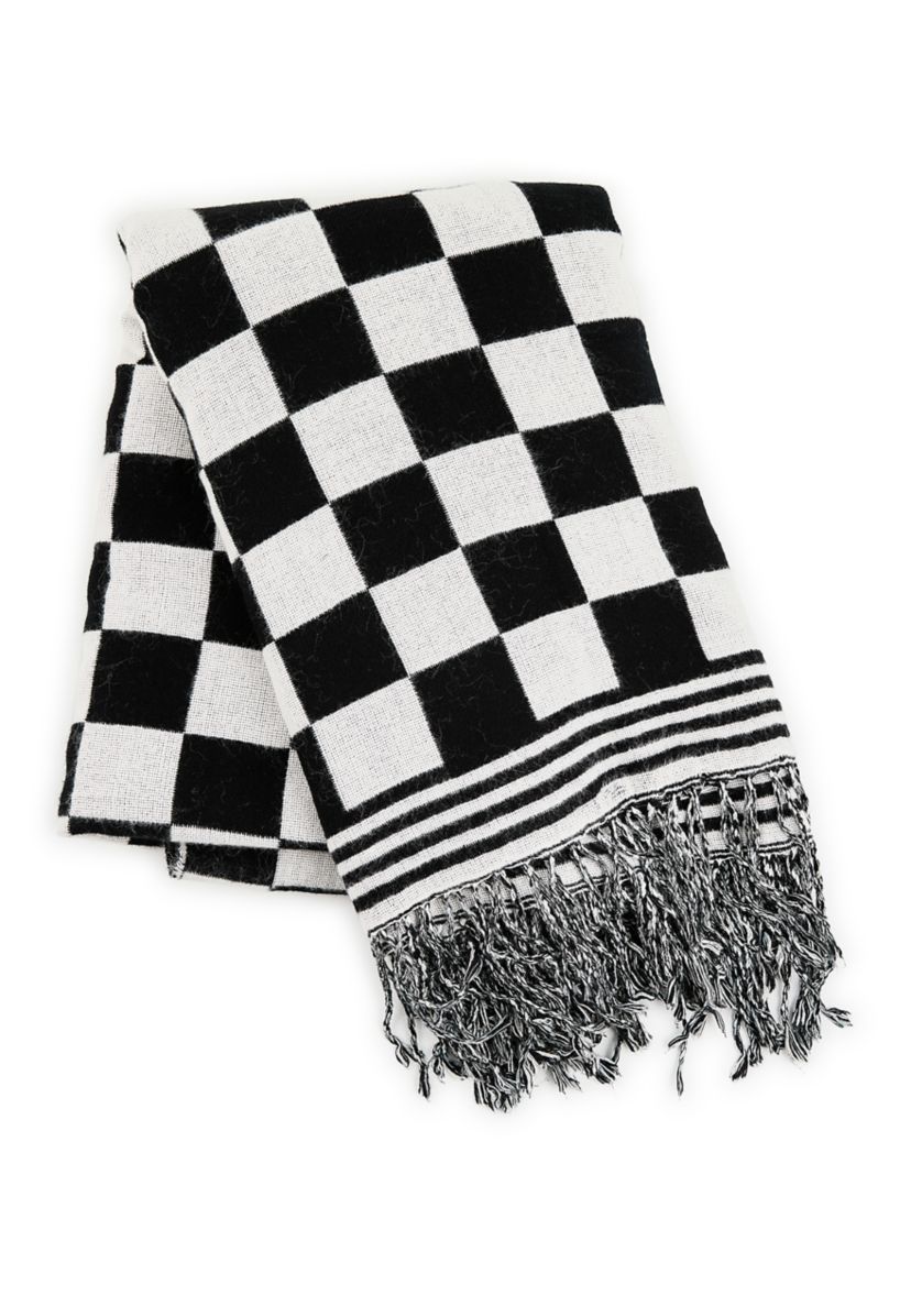 Check Throw Blanket