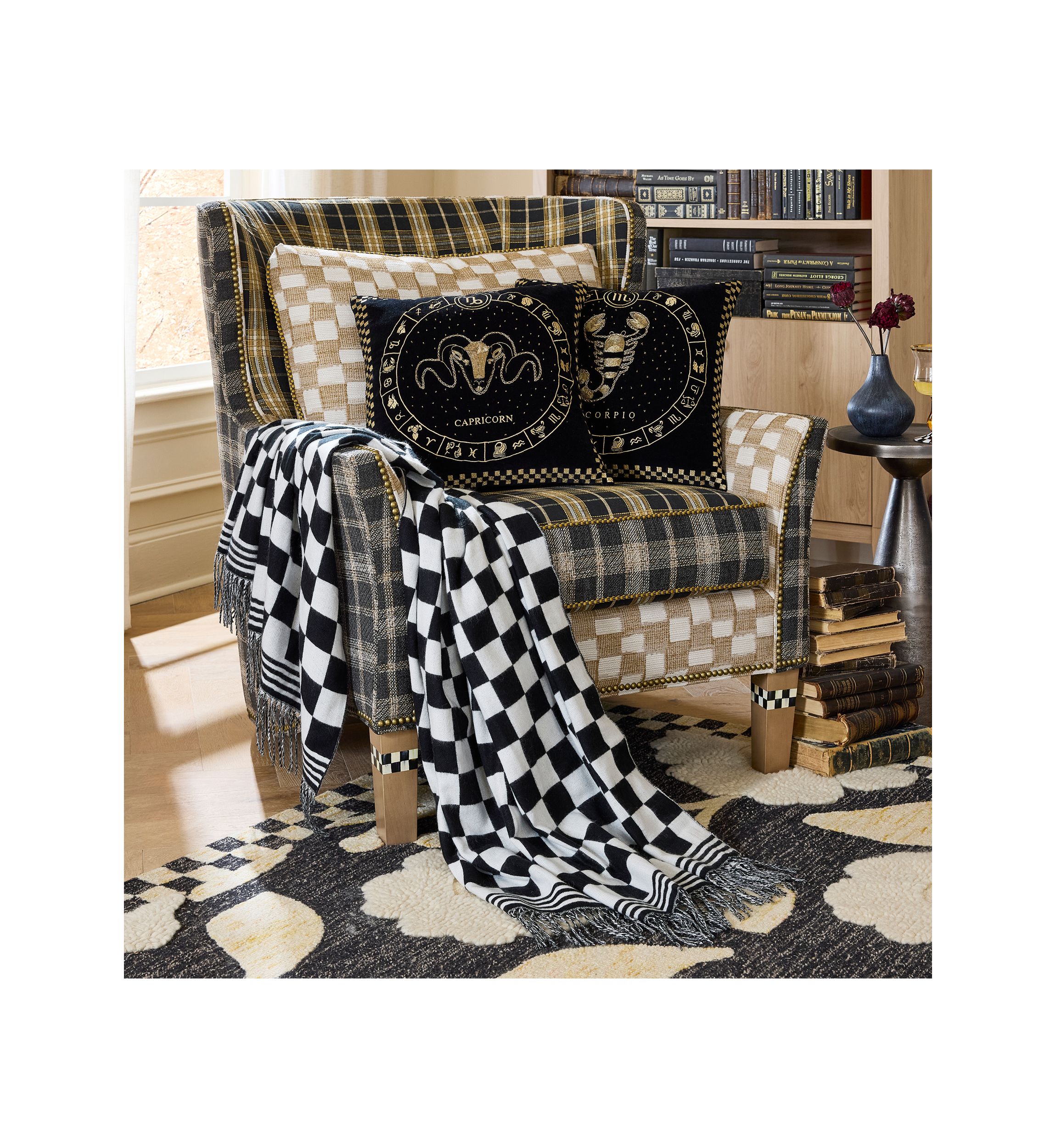 Check Throw Blanket