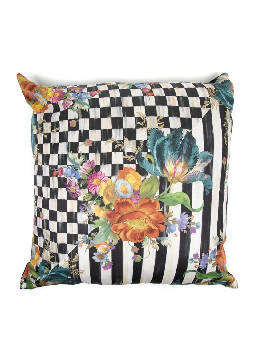 Courtly Flower Market Pillow