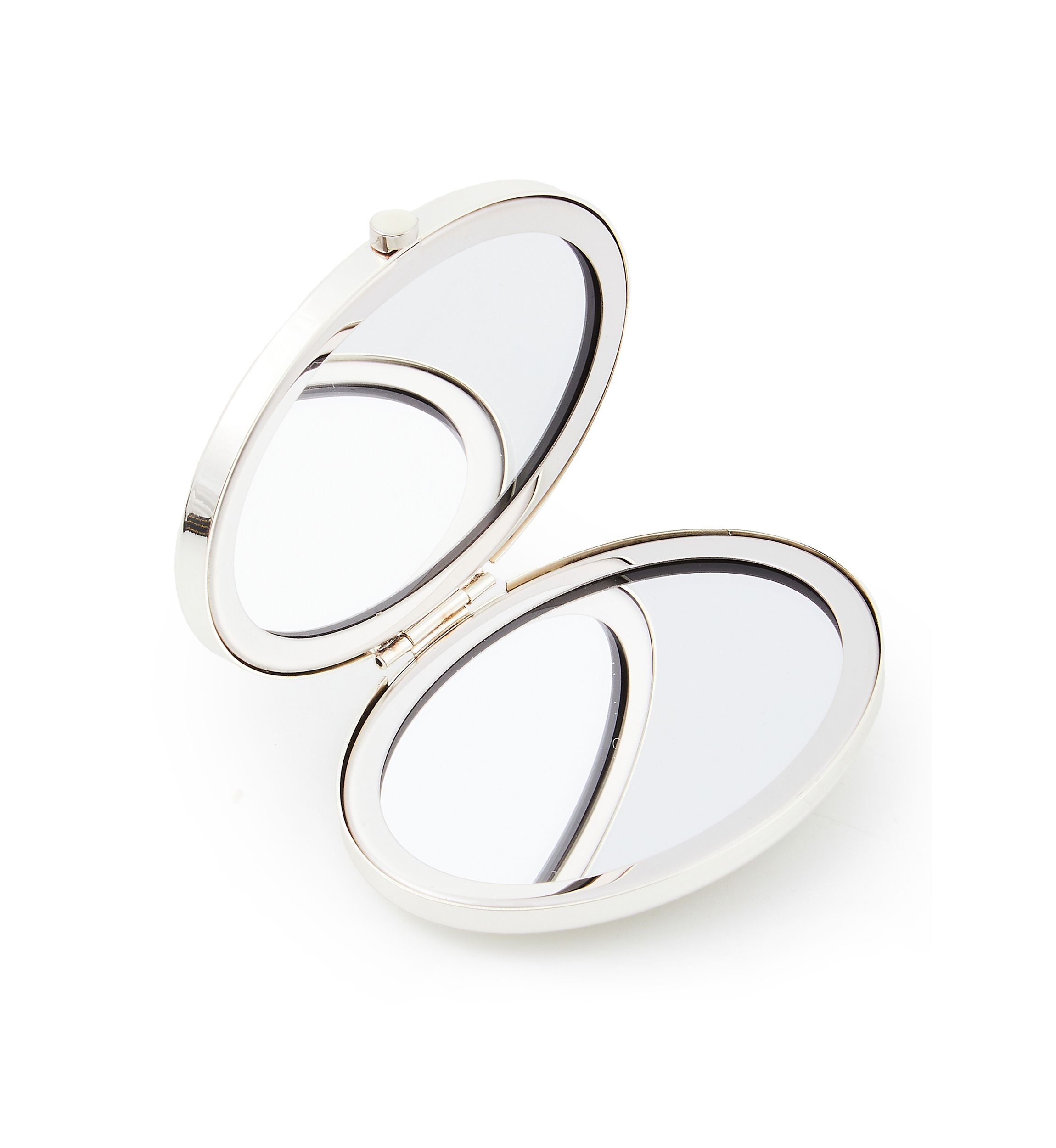 Sterling Check® Silver Plated Compact Mirror