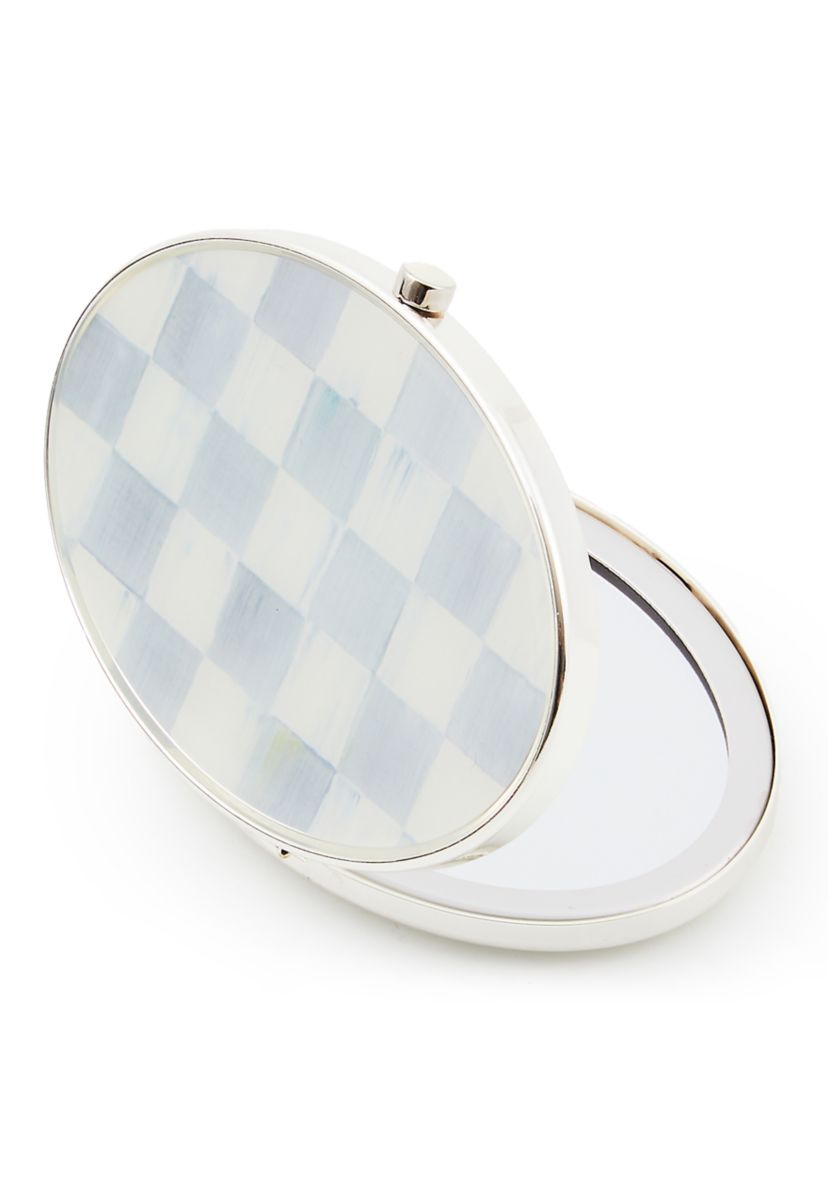 Sterling Check® Silver Plated Compact Mirror