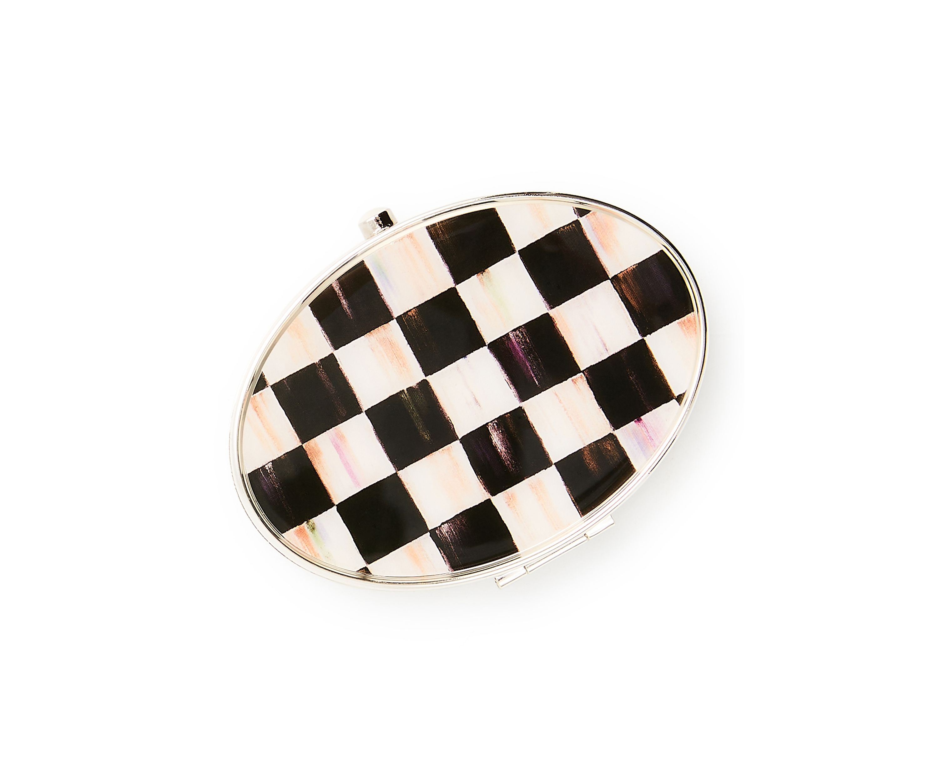 Courtly Check® Silver Plated Compact Mirror