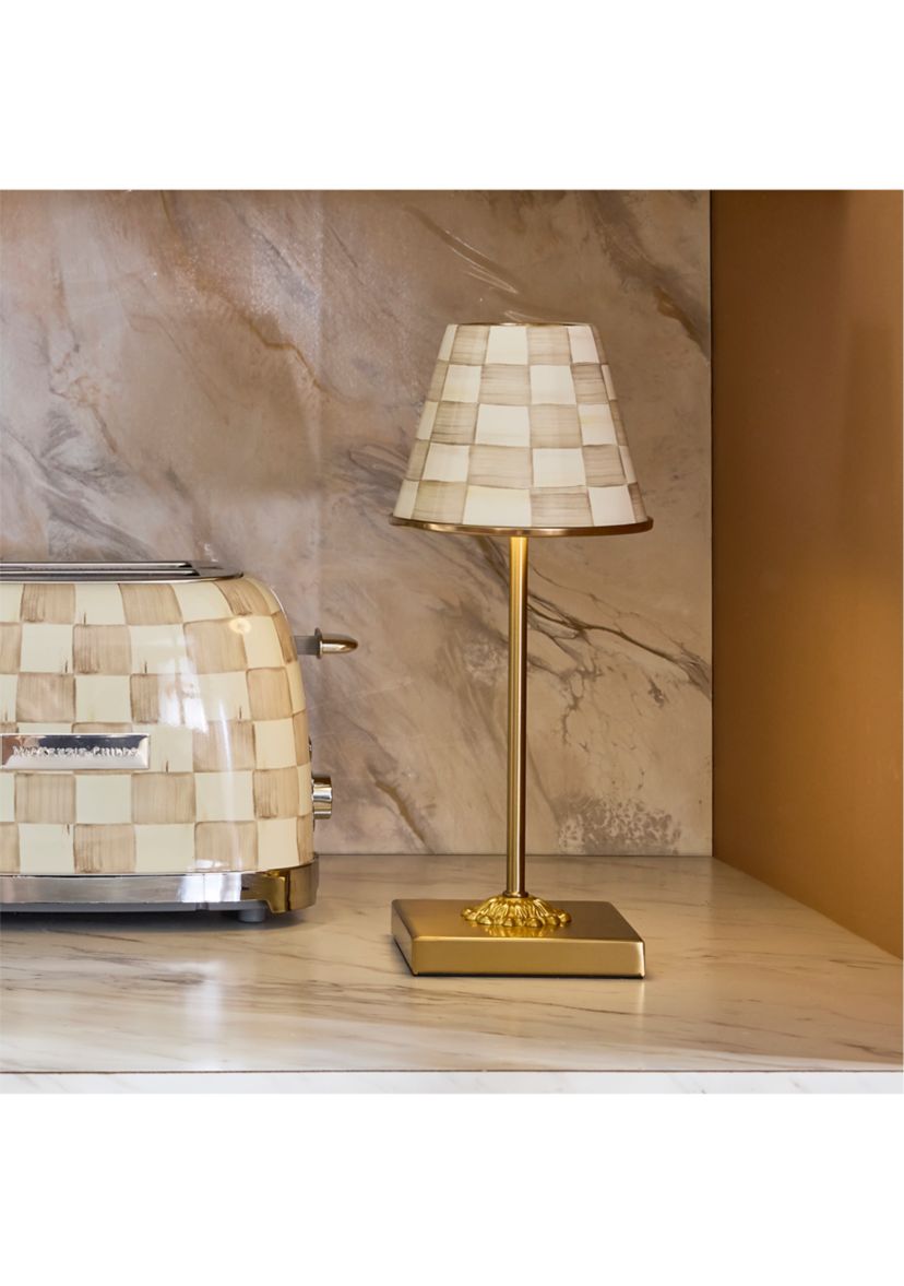 Check LED Rechargeable Cafe Table Lamp