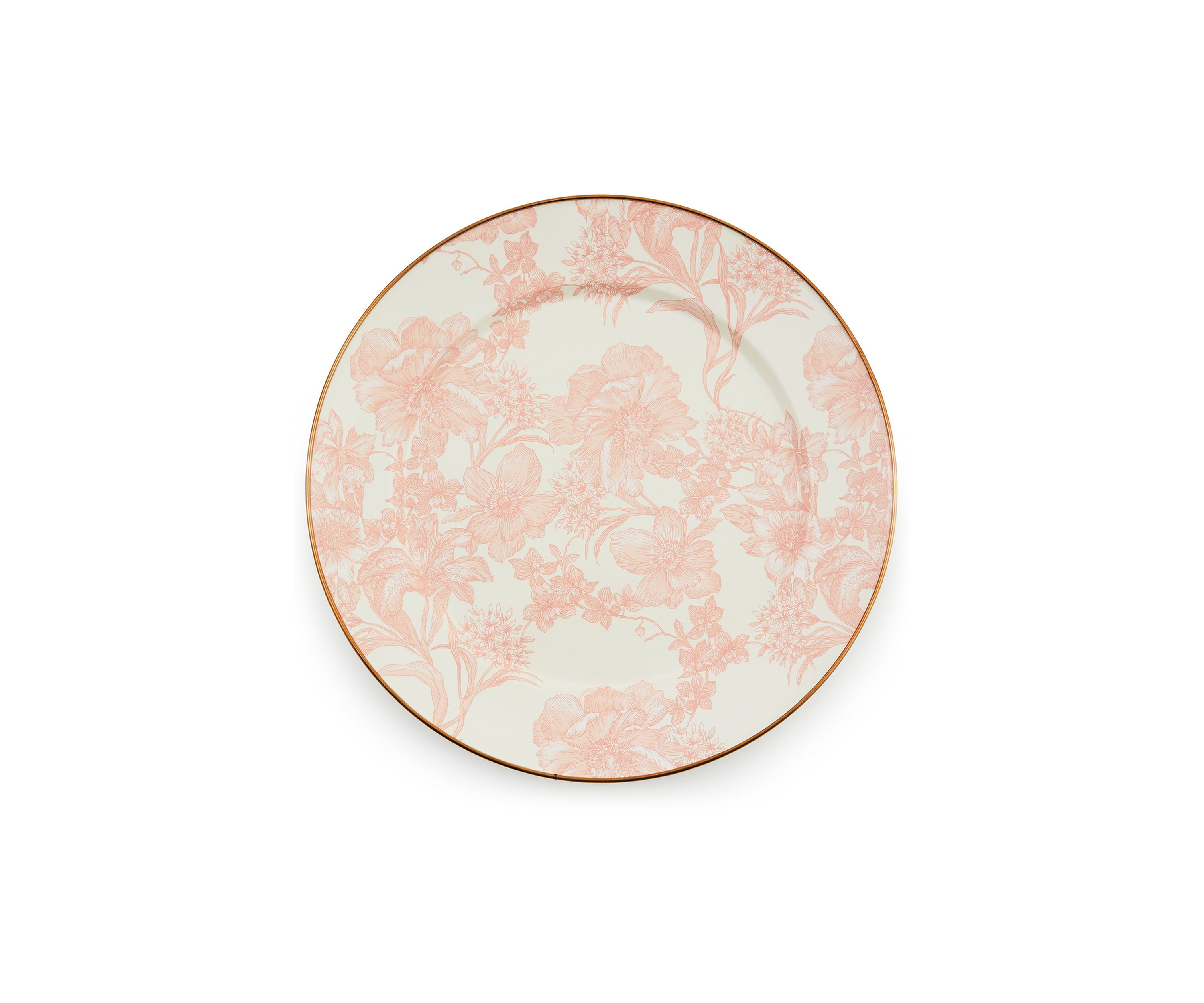 English Garden Enamel Charger/Plate