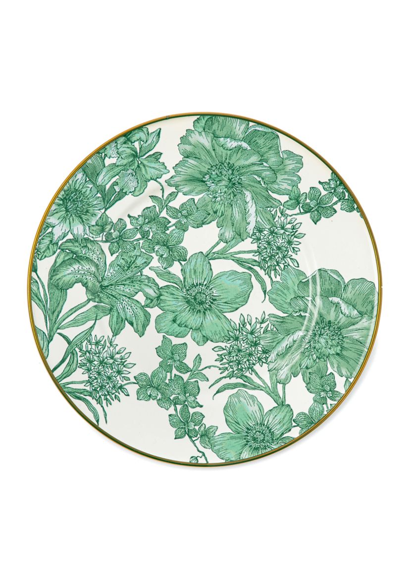 English Garden Enamel Salad/Dessert Plate