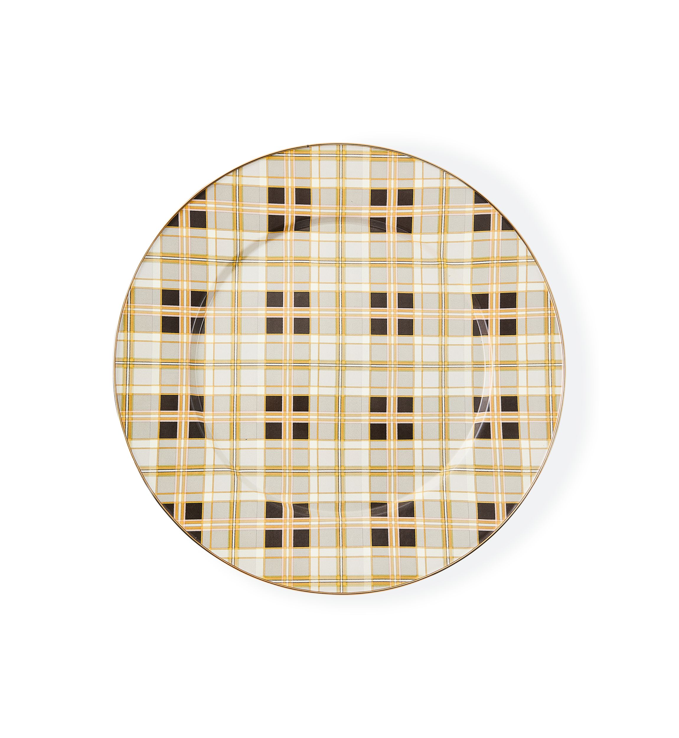 Tartan Mocha Serving Platter