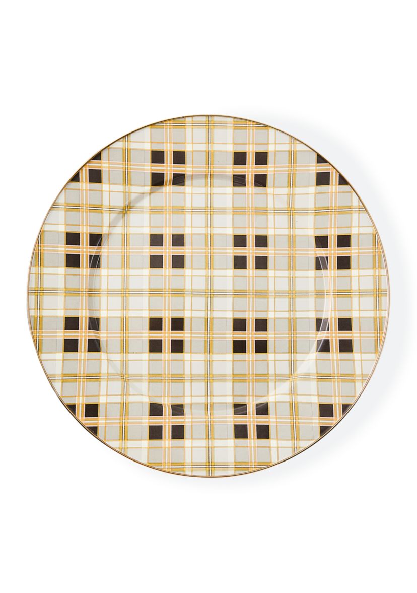 Tartan Mocha Serving Platter