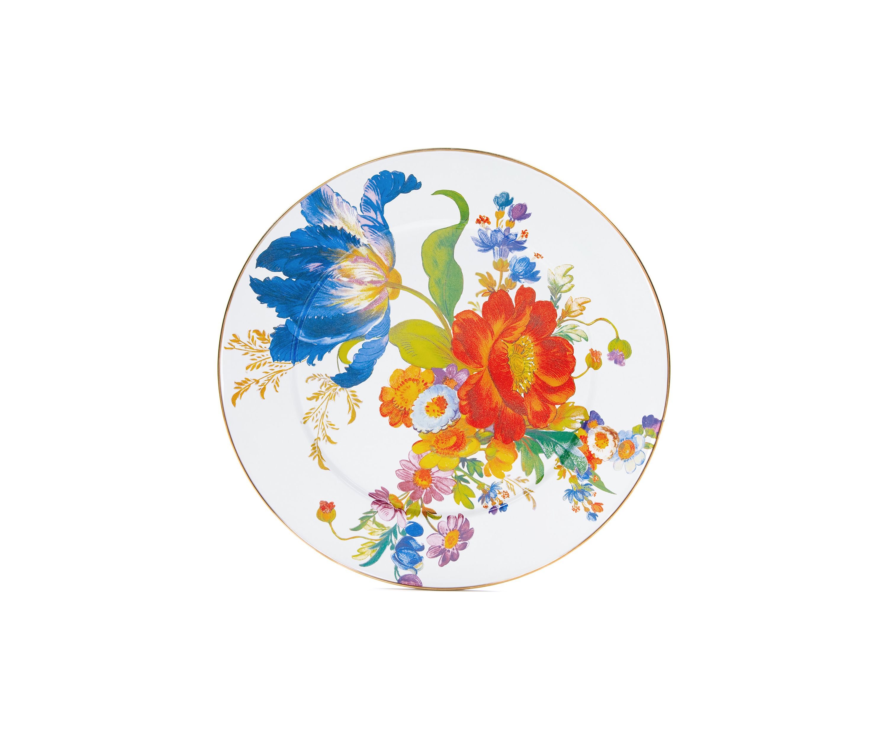 Flower Market Serving Platter- White