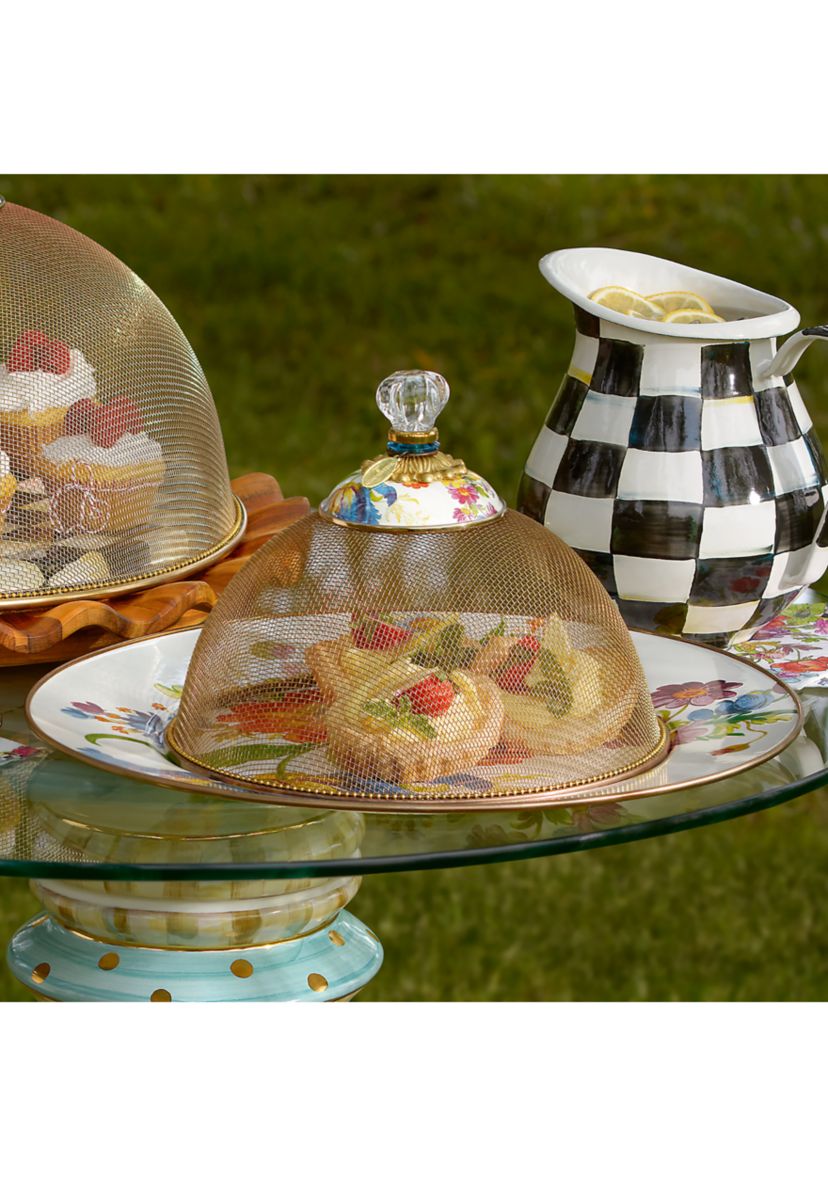 Flower Market Serving Platter- White