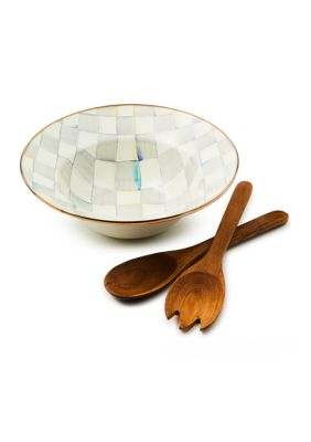 Enamel Salad Serving Set