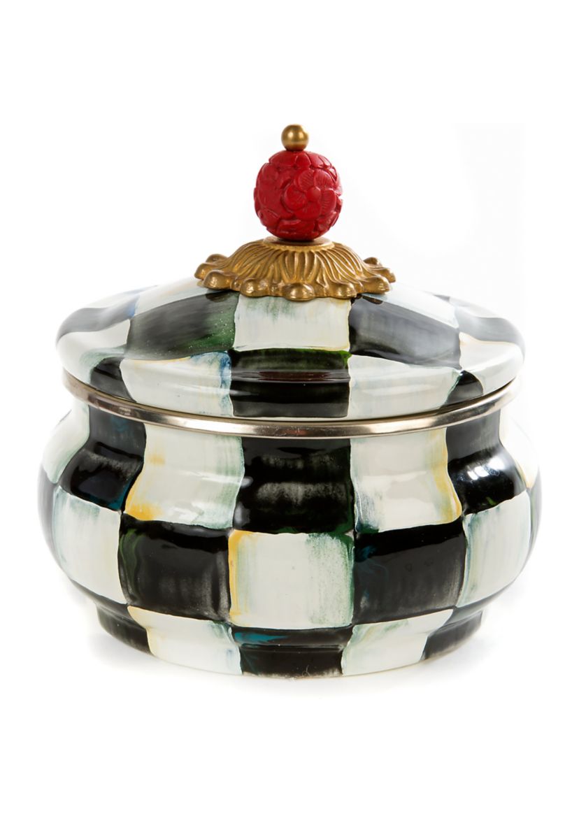 Check 20 Ounce Enamel Squashed Pot