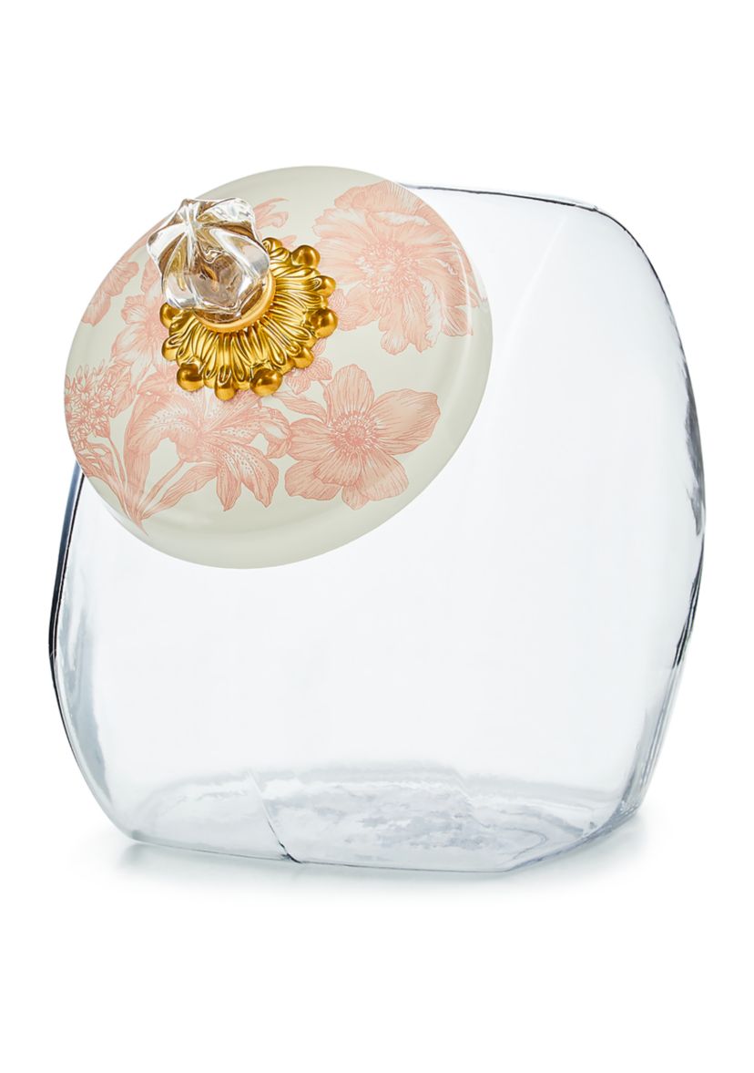 Cookie Jar with English Garden Lid