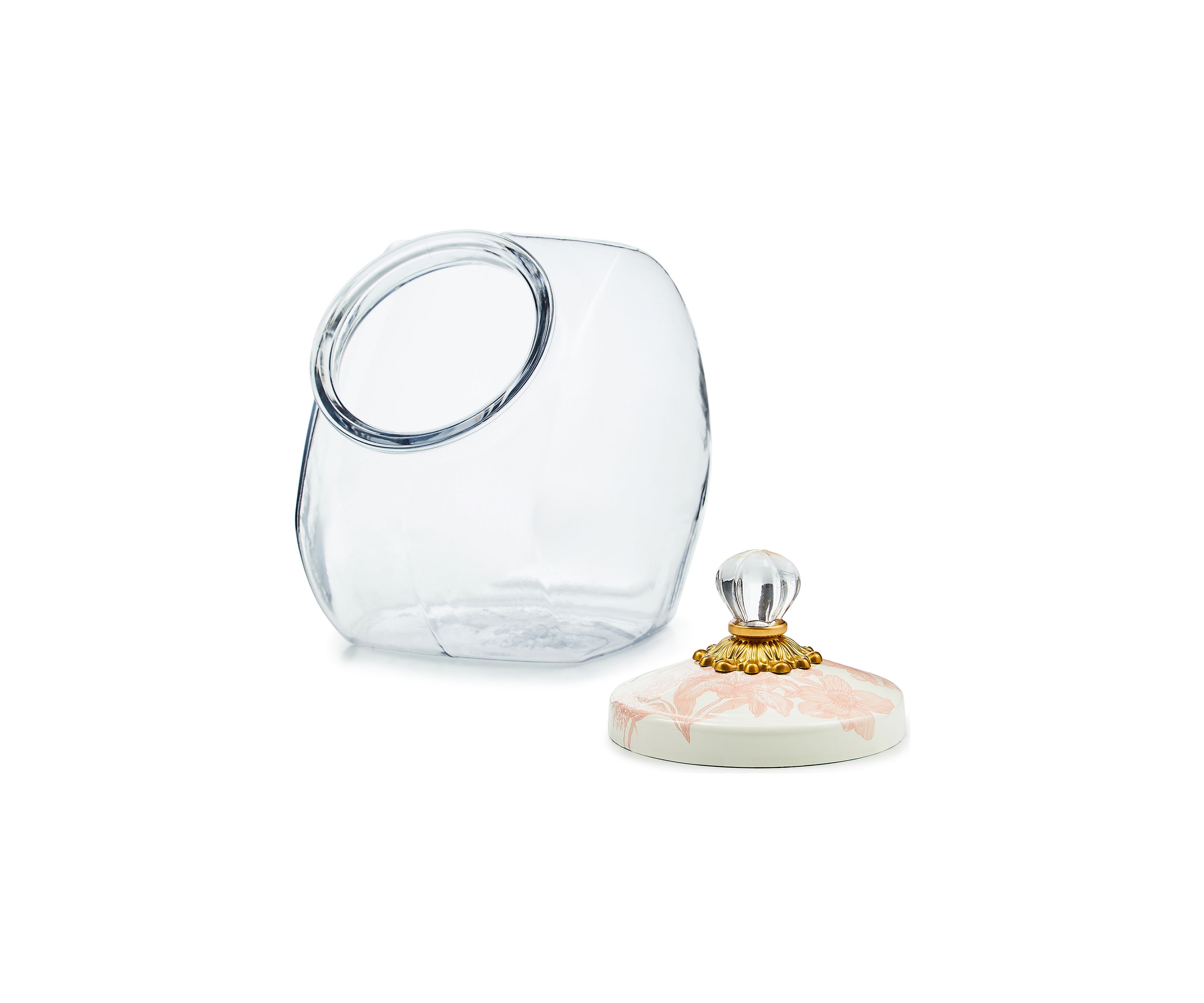 Cookie Jar with English Garden Lid