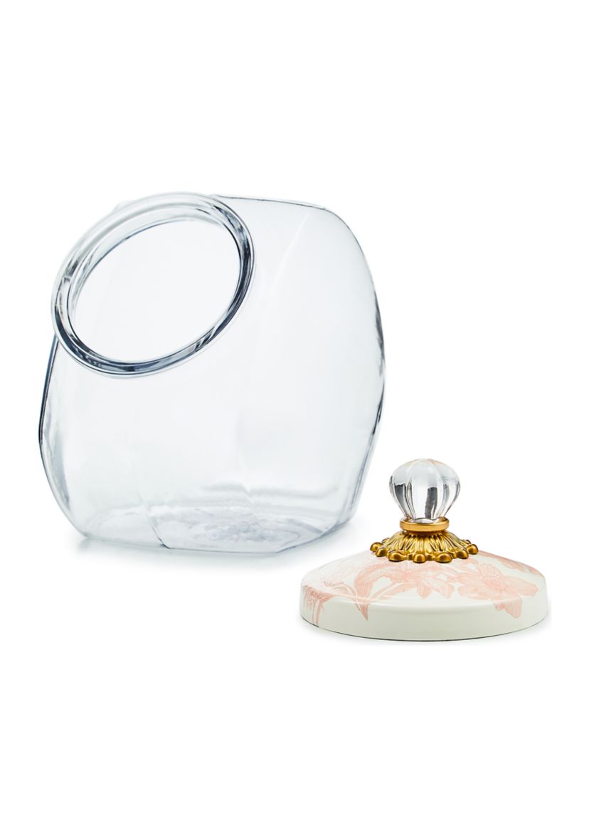Cookie Jar with English Garden Lid