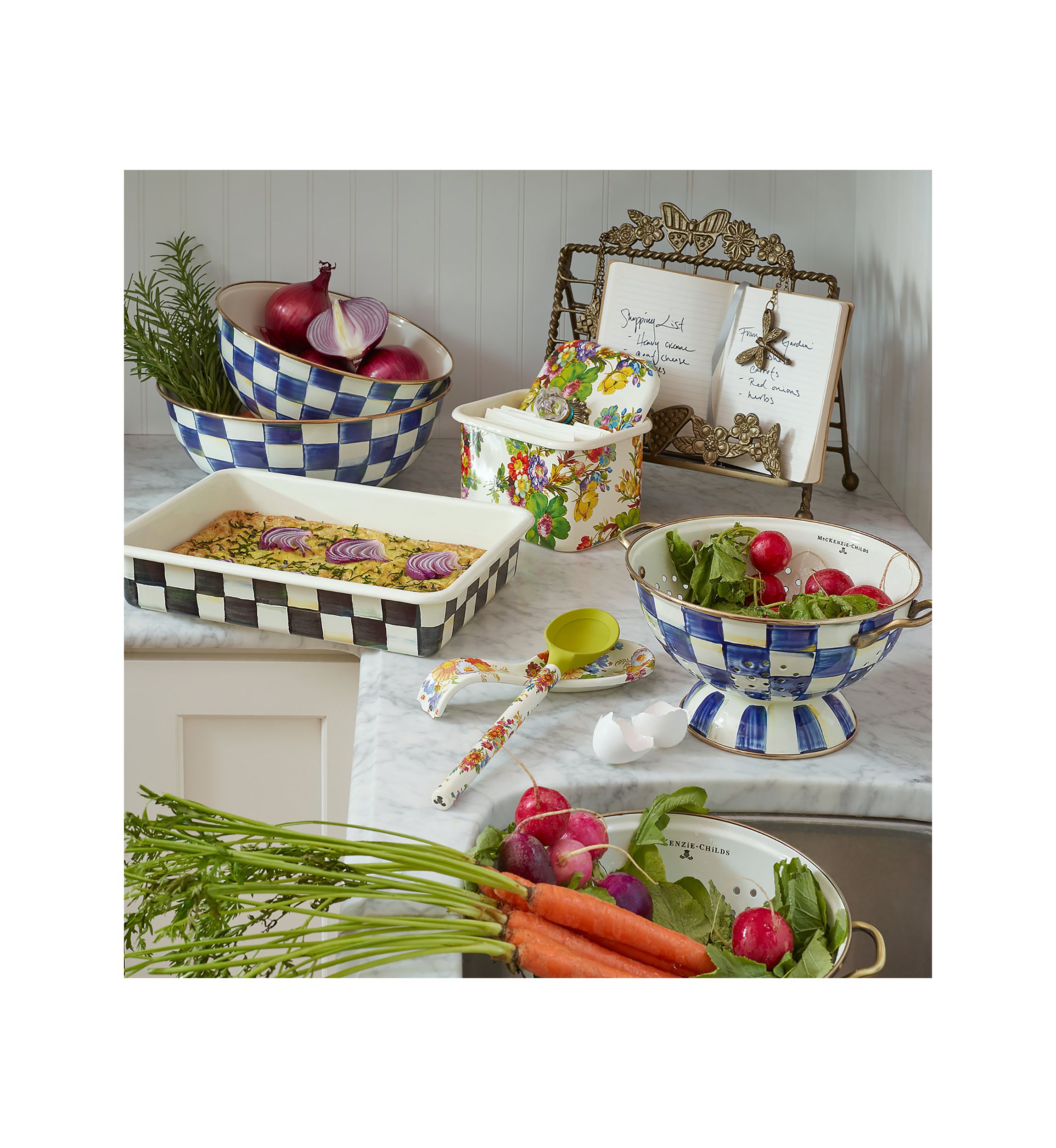 Large Enamel Colander