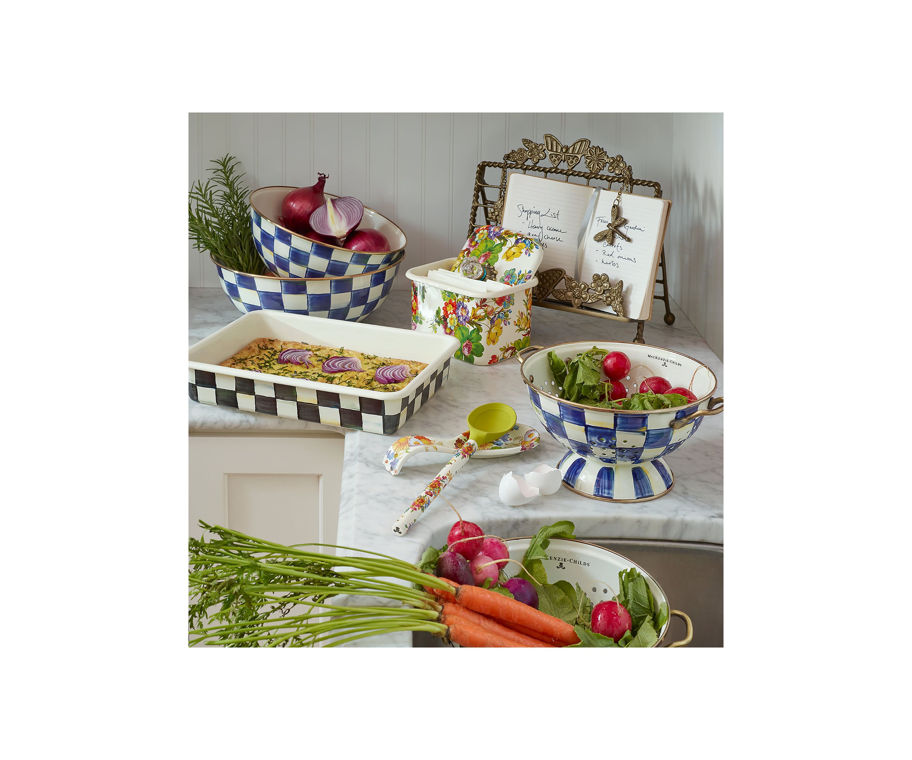 Large Enamel Colander