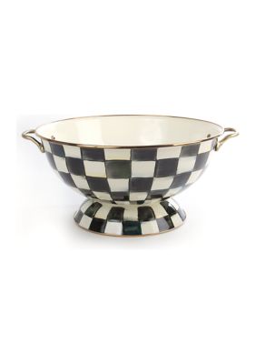 Mackenzie-Childs Courtly Check 208 Ounce Enamel Everything Bowl