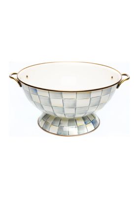 MacKenzie-Childs Sterling Check Enamel Everything Bowl