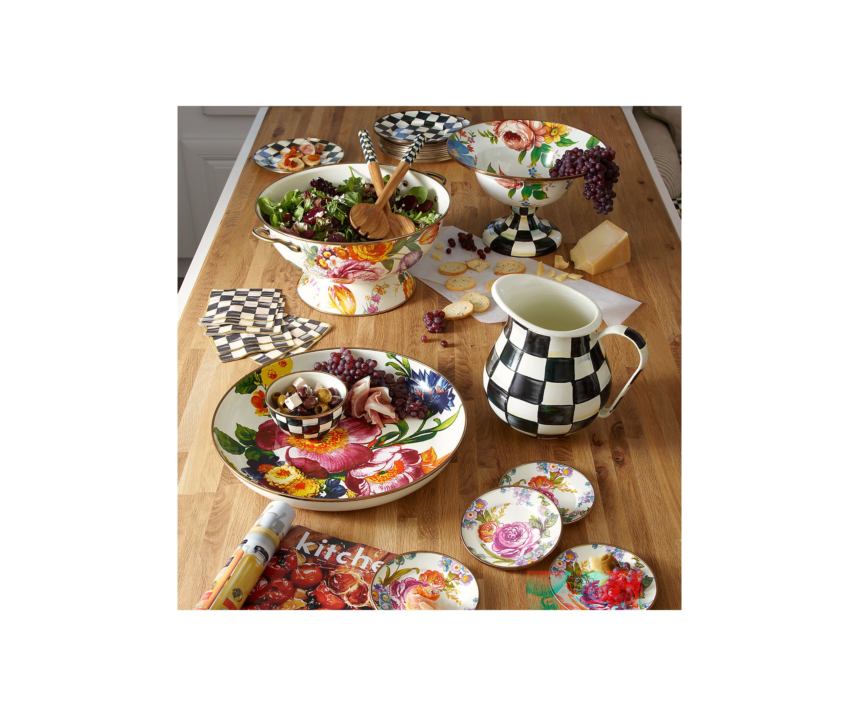 Flower Market Everything Bowl - White