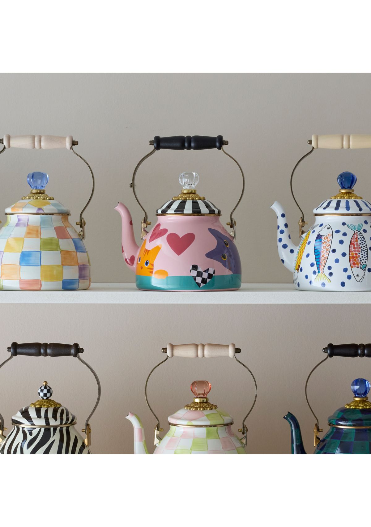 Cat Love 2 Quart Tea Kettle