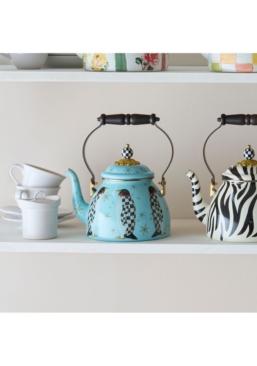 Penguin Parade 2 Quart Tea Kettle