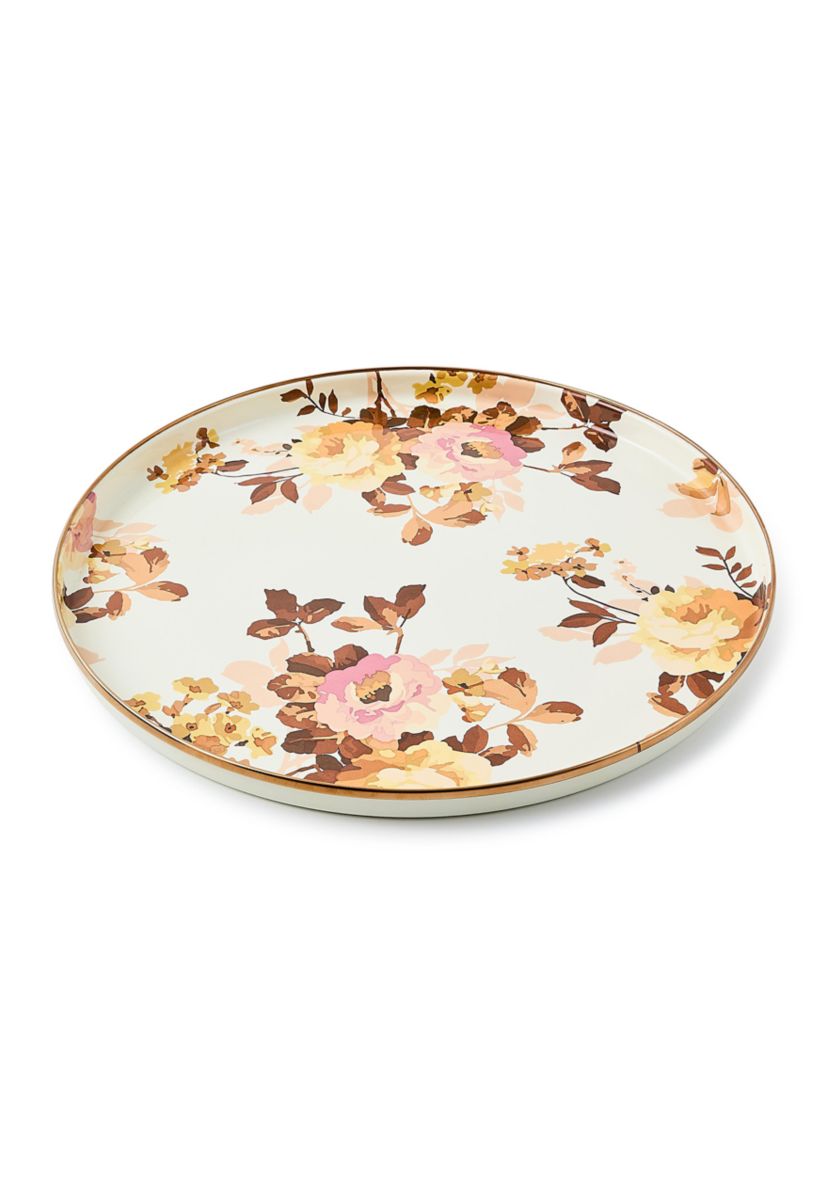 Wild Rose Round Tray
