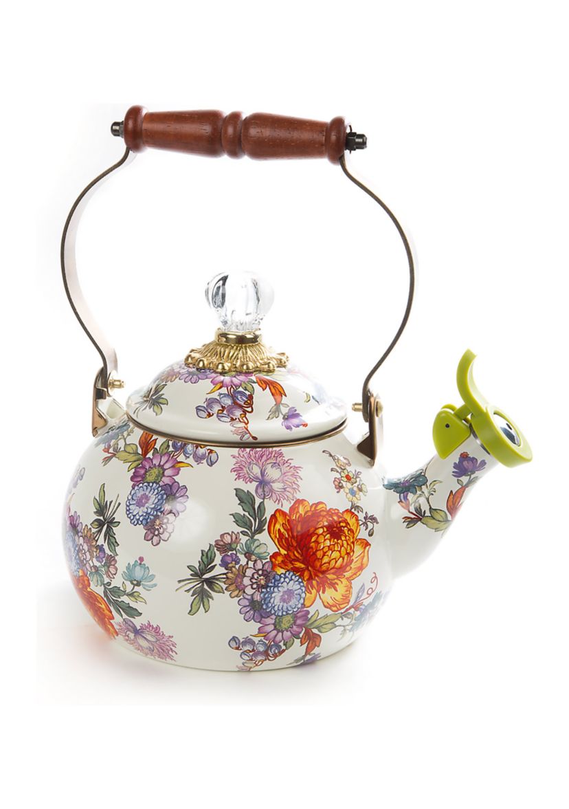 Flower Market Whistling Tea Kettle