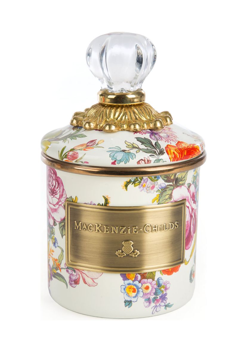 Flower Market Mini Canister- White