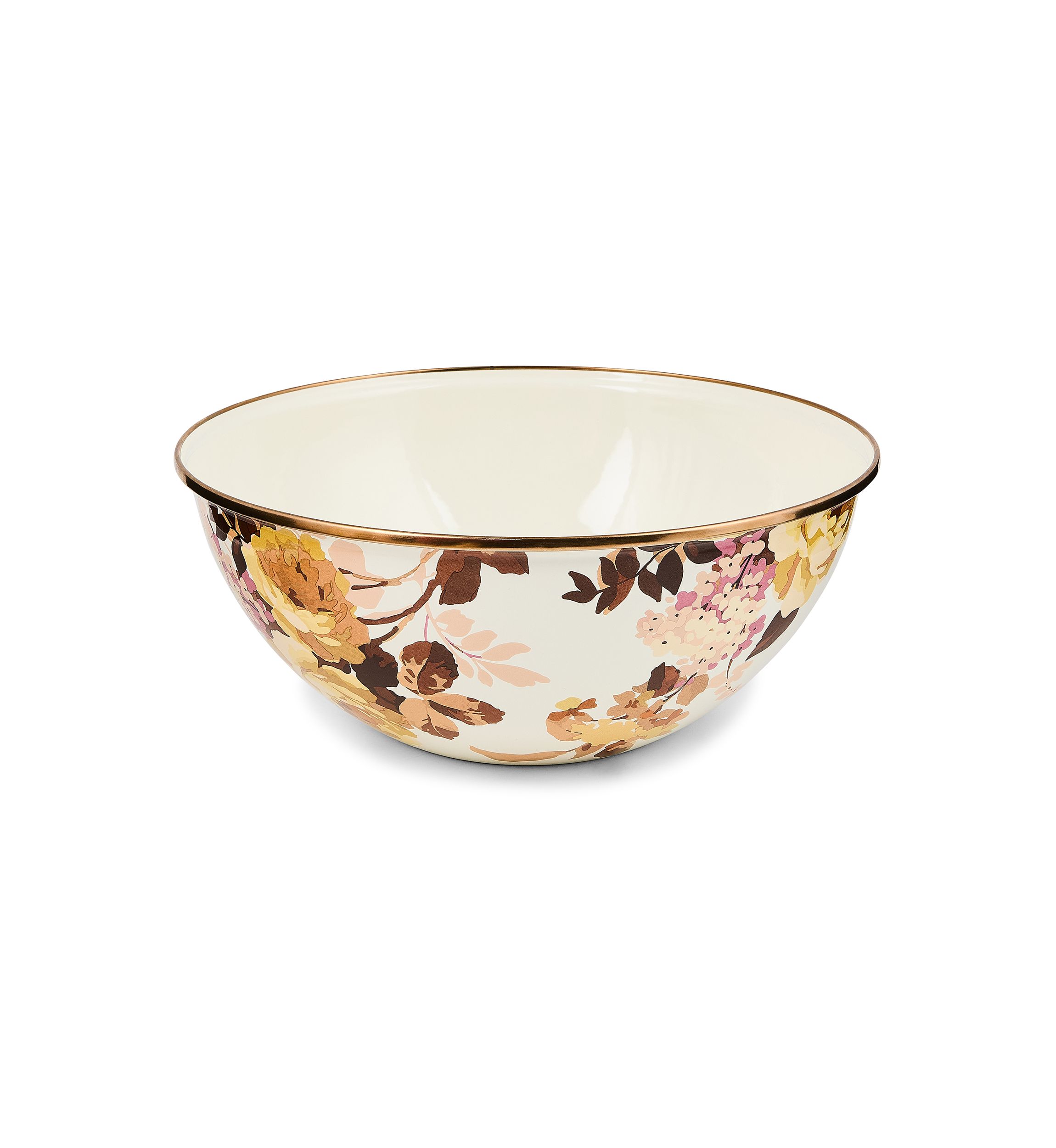 Wild Rose White Large Everyday Bowl