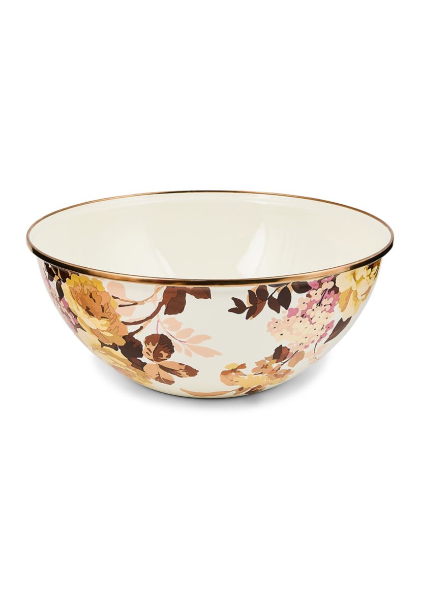 Wild Rose White Large Everyday Bowl