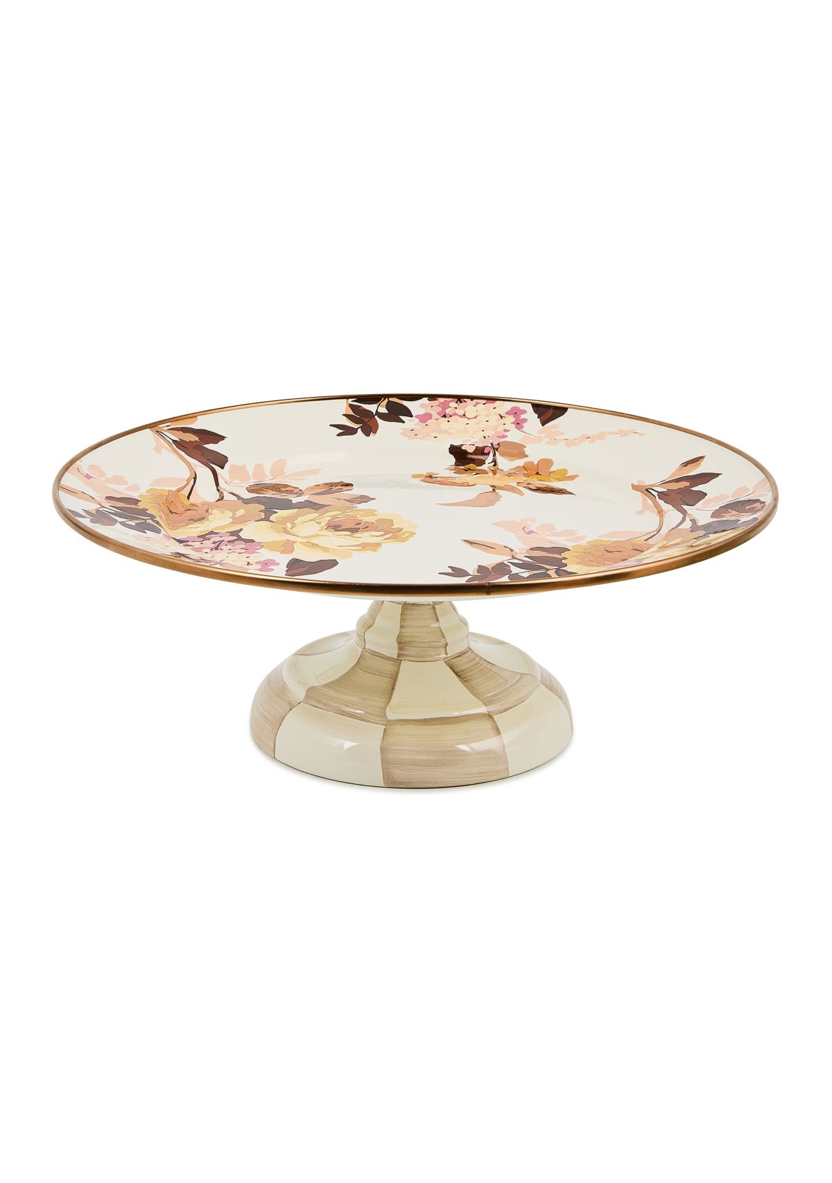 Wild Rose Small Pedestal Platter