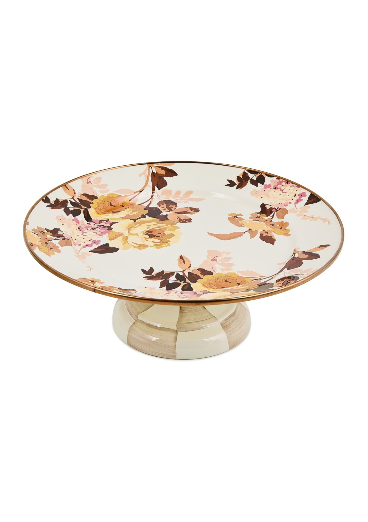 Wild Rose Small Pedestal Platter