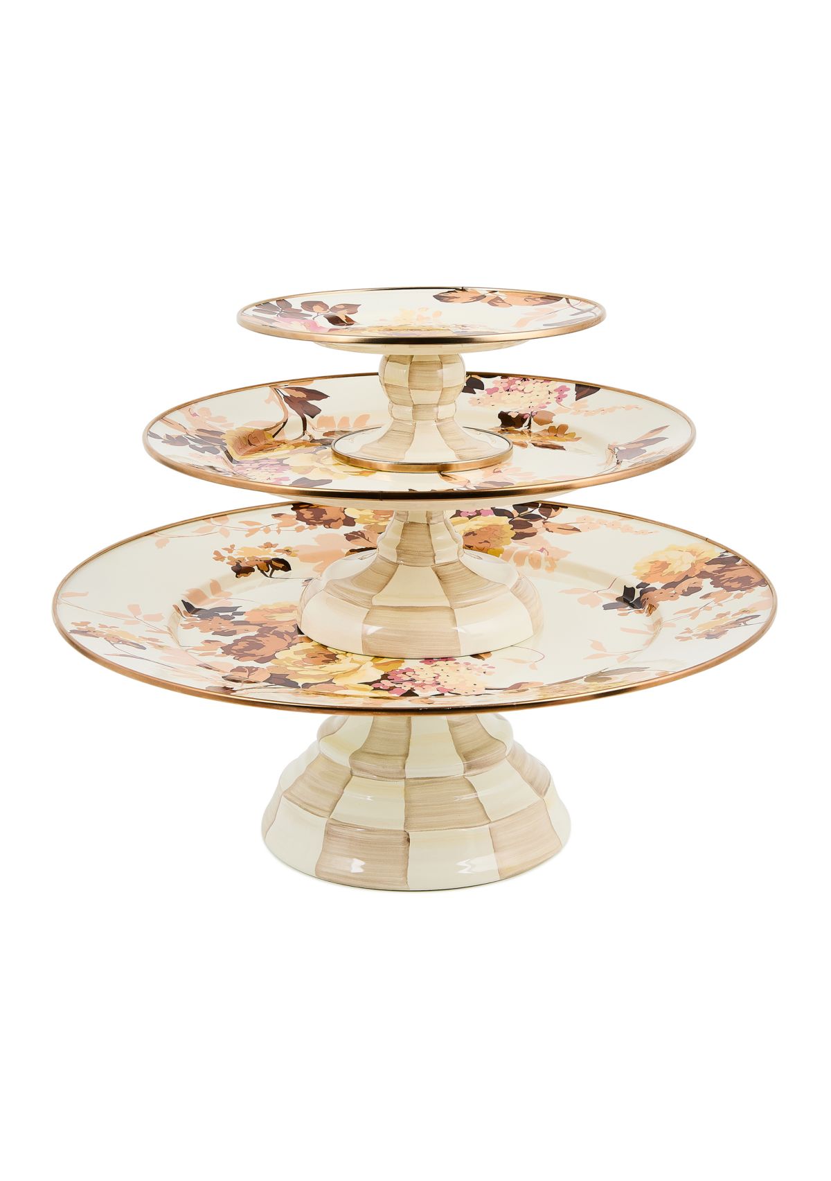 Wild Rose Small Pedestal Platter