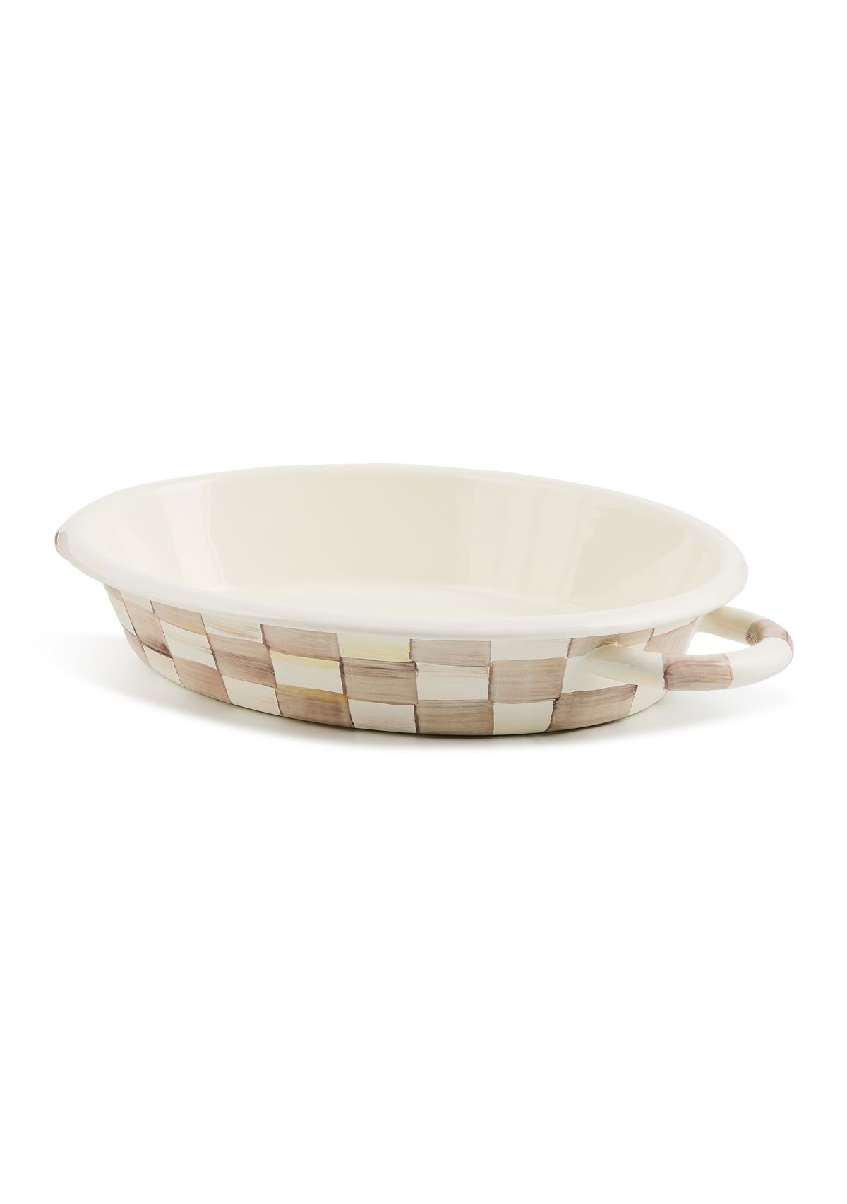 Check Medium Oval Gratin Dish