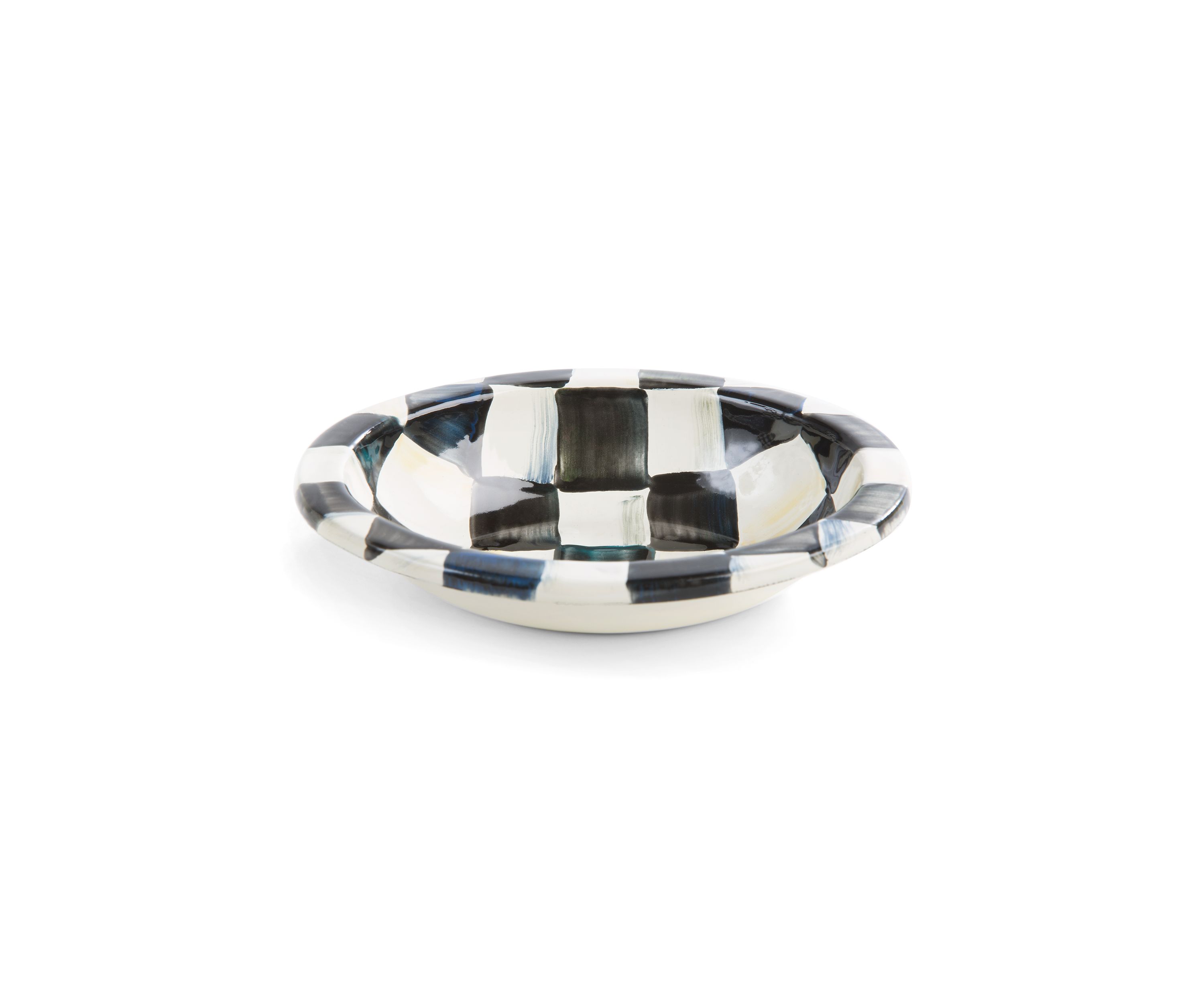 Enamel Check Soap Dish