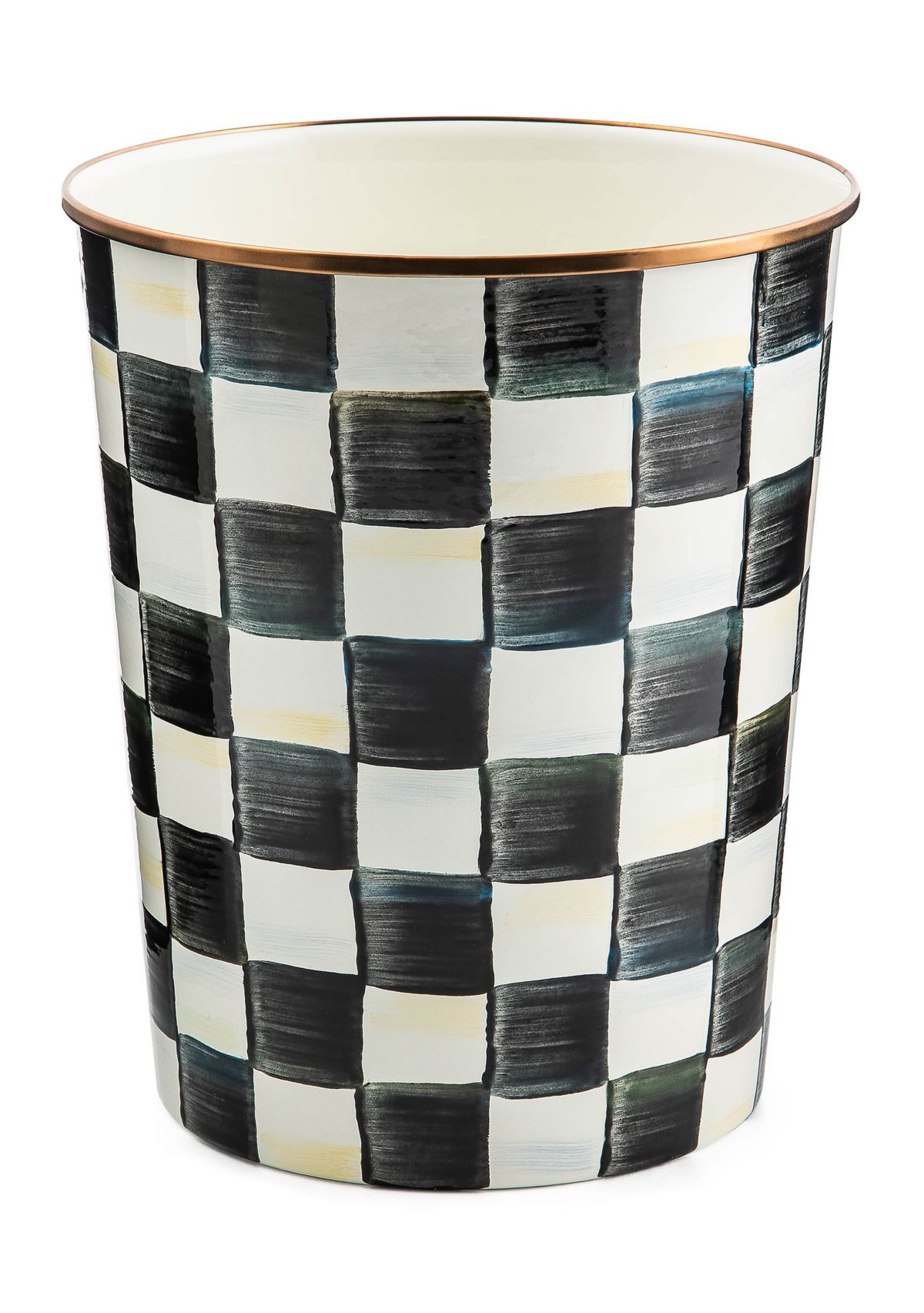 Check Enamel Waste Bin