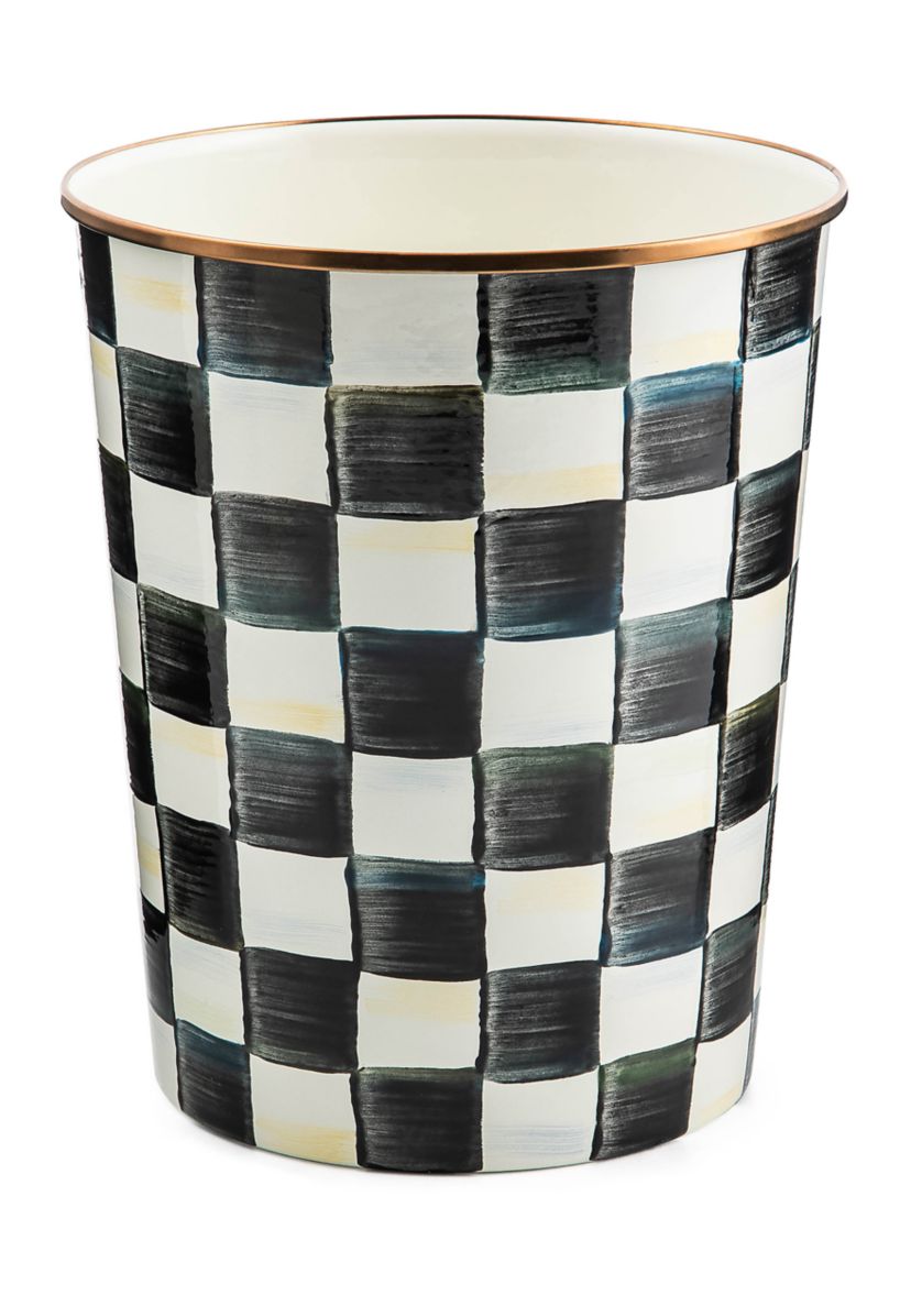 Check Enamel Waste Bin