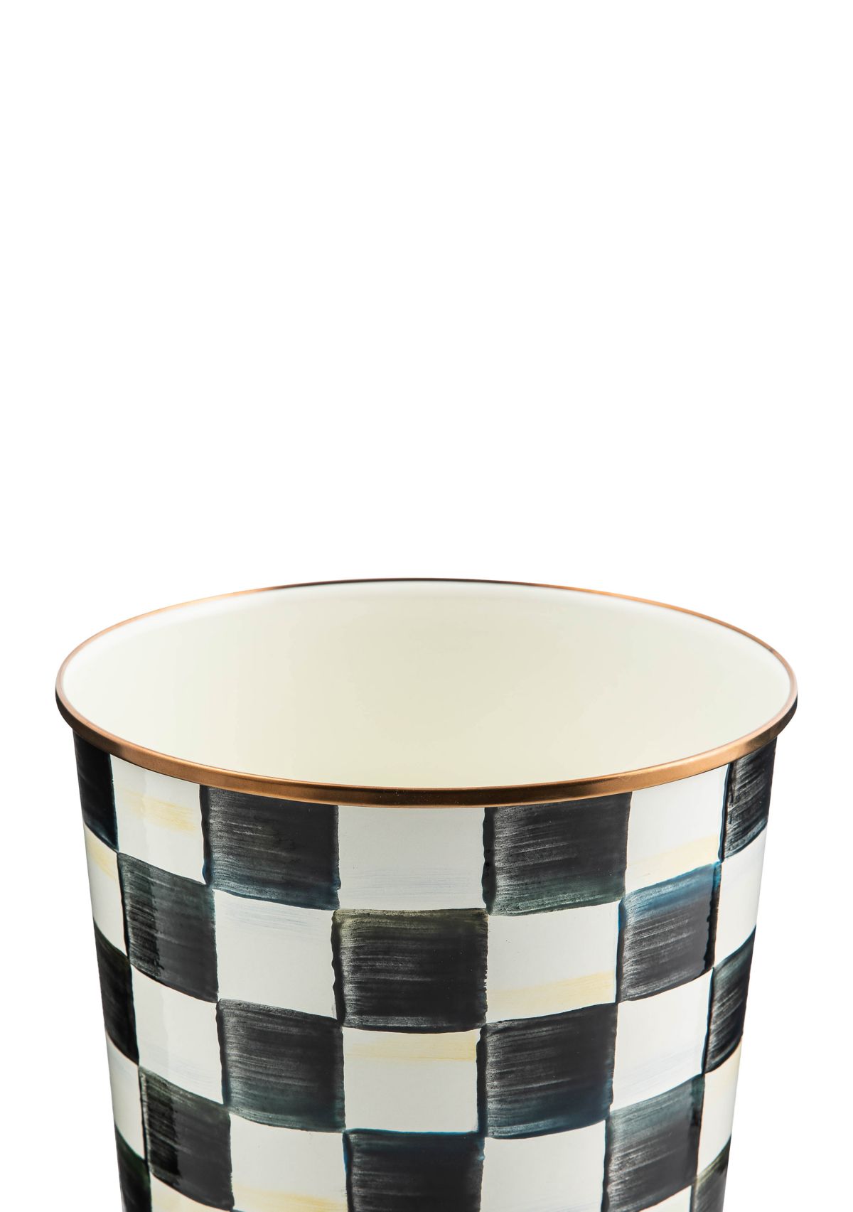 Check Enamel Waste Bin