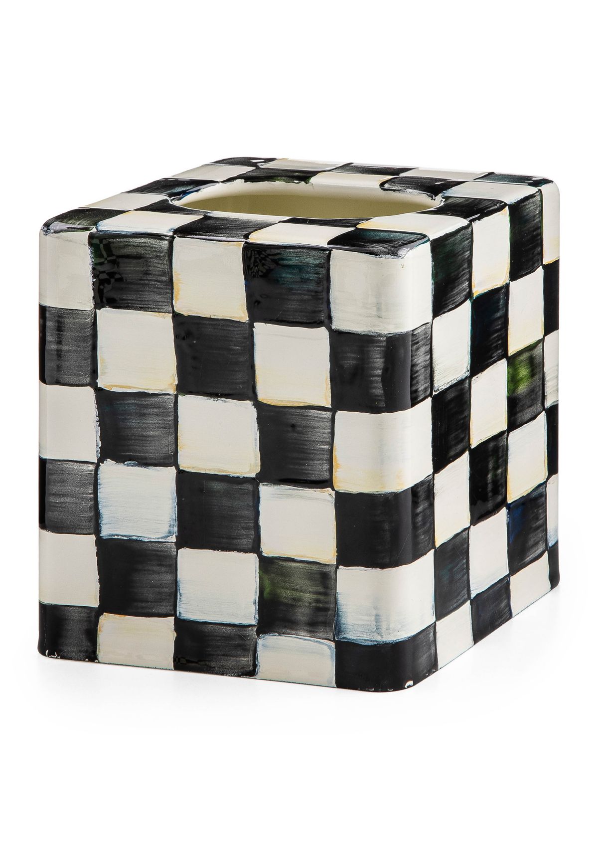 Check Boutique Tissue Box Cover