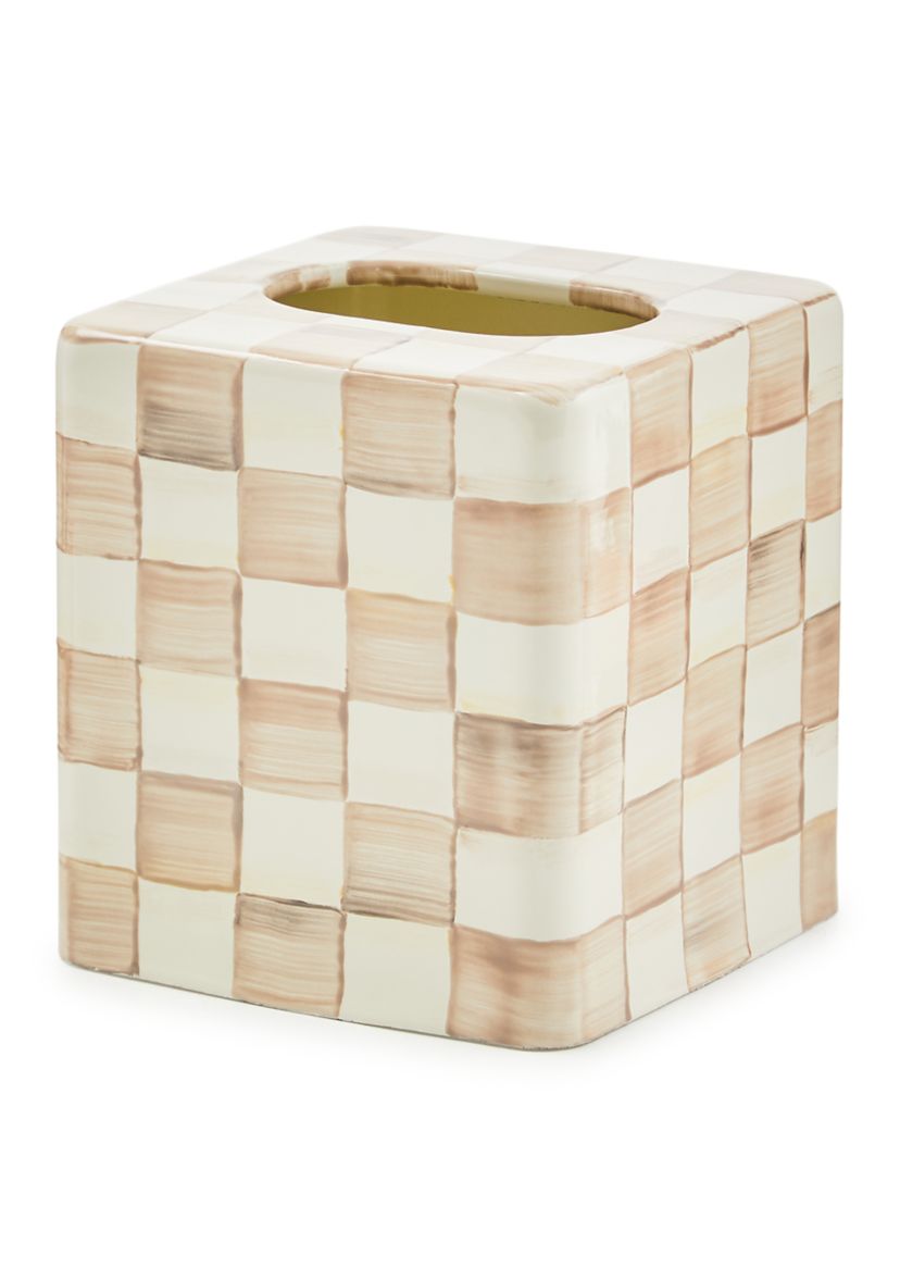 Check Boutique Tissue Box Cover
