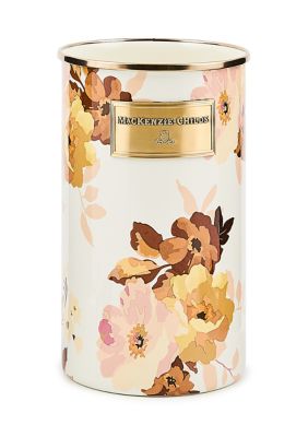 MacKenzie-Childs Wild Rose Utensil Holder, White