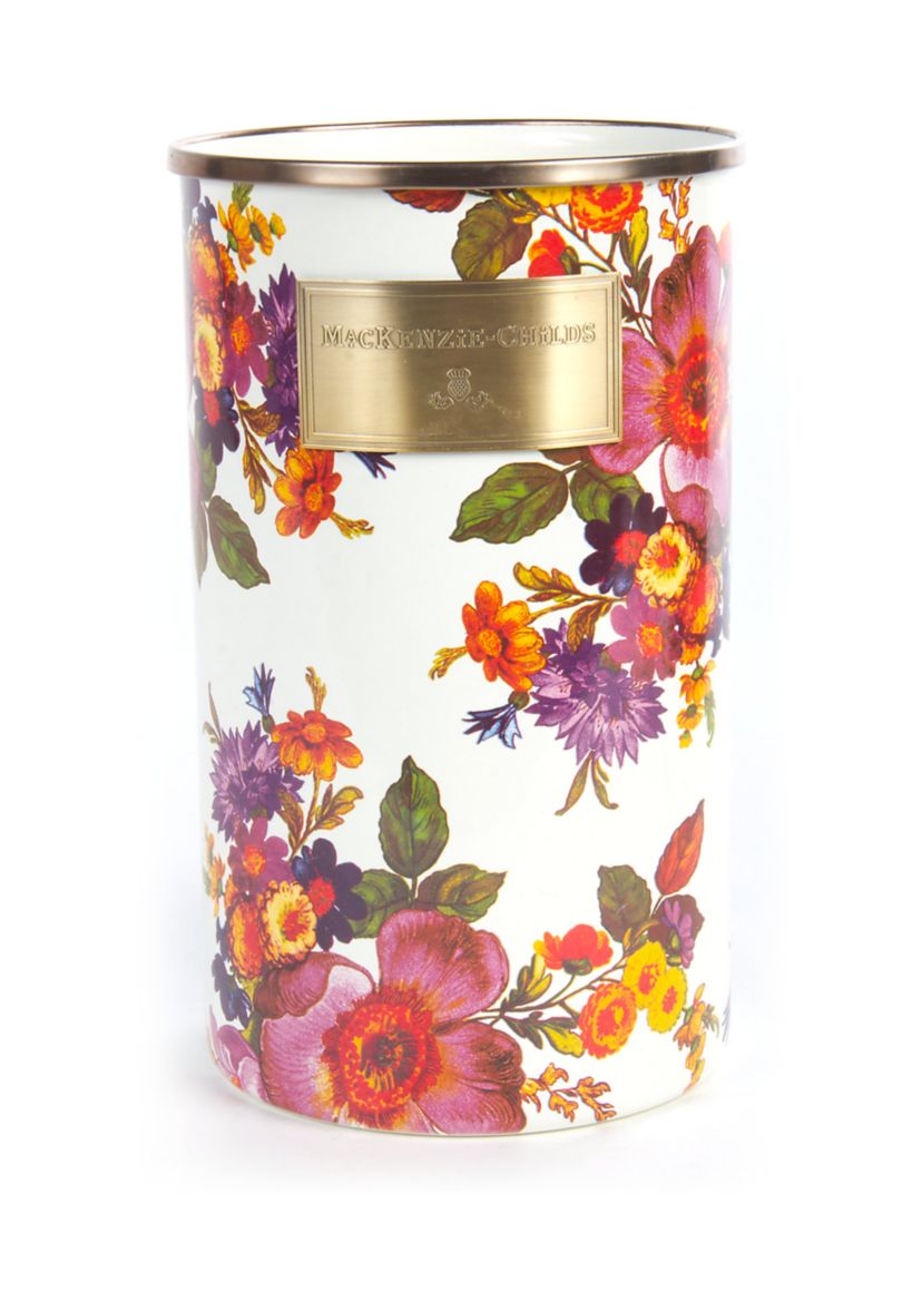 Flower Market Utensil Holder - White